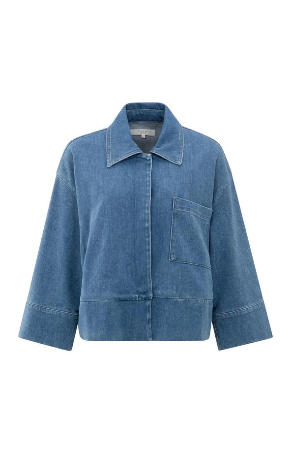 Denim jacket w. pocket