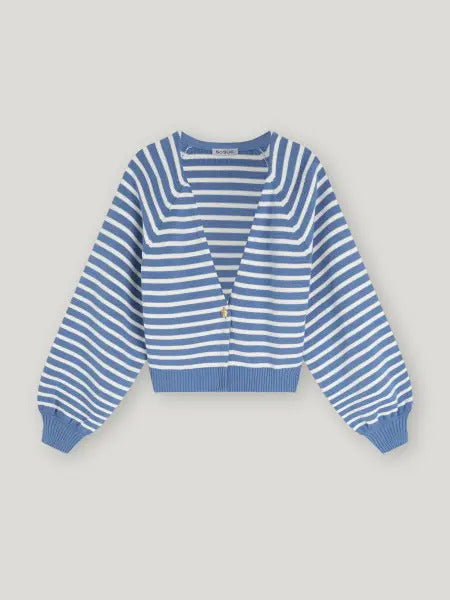 Antonia Stripe Short Cardigan