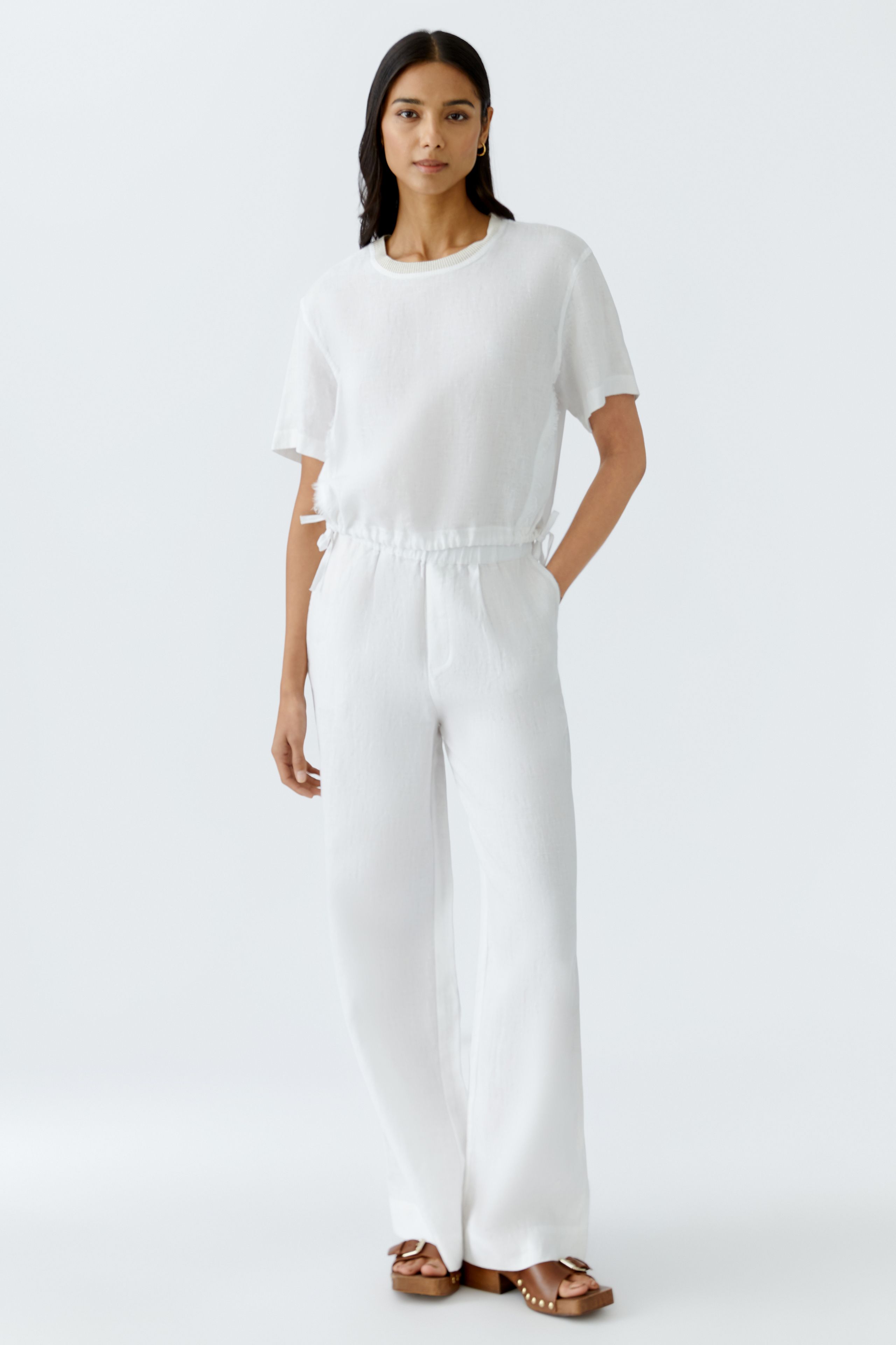 Schlupfhose reines Leinen