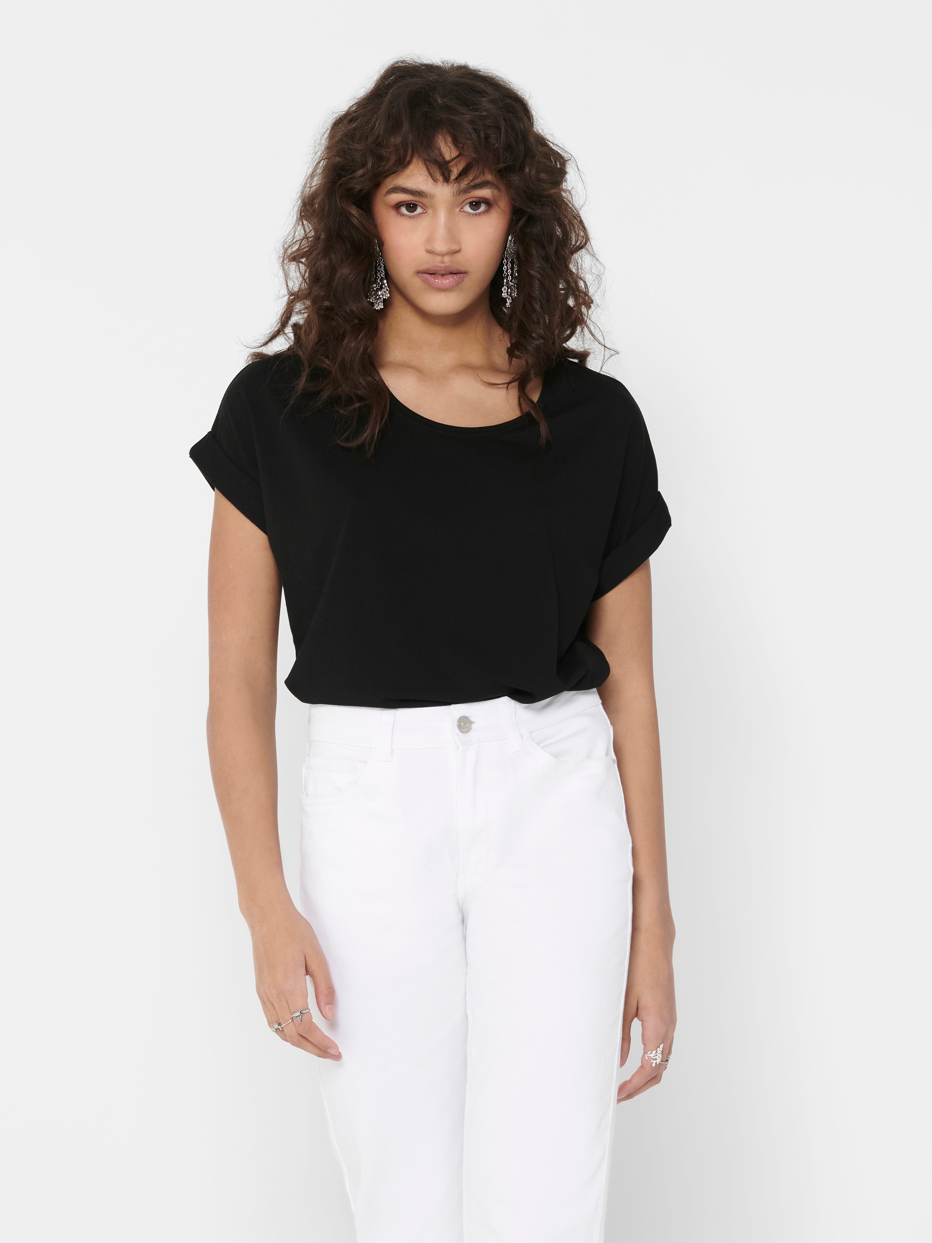 Only T-Shirt mit Rundhals