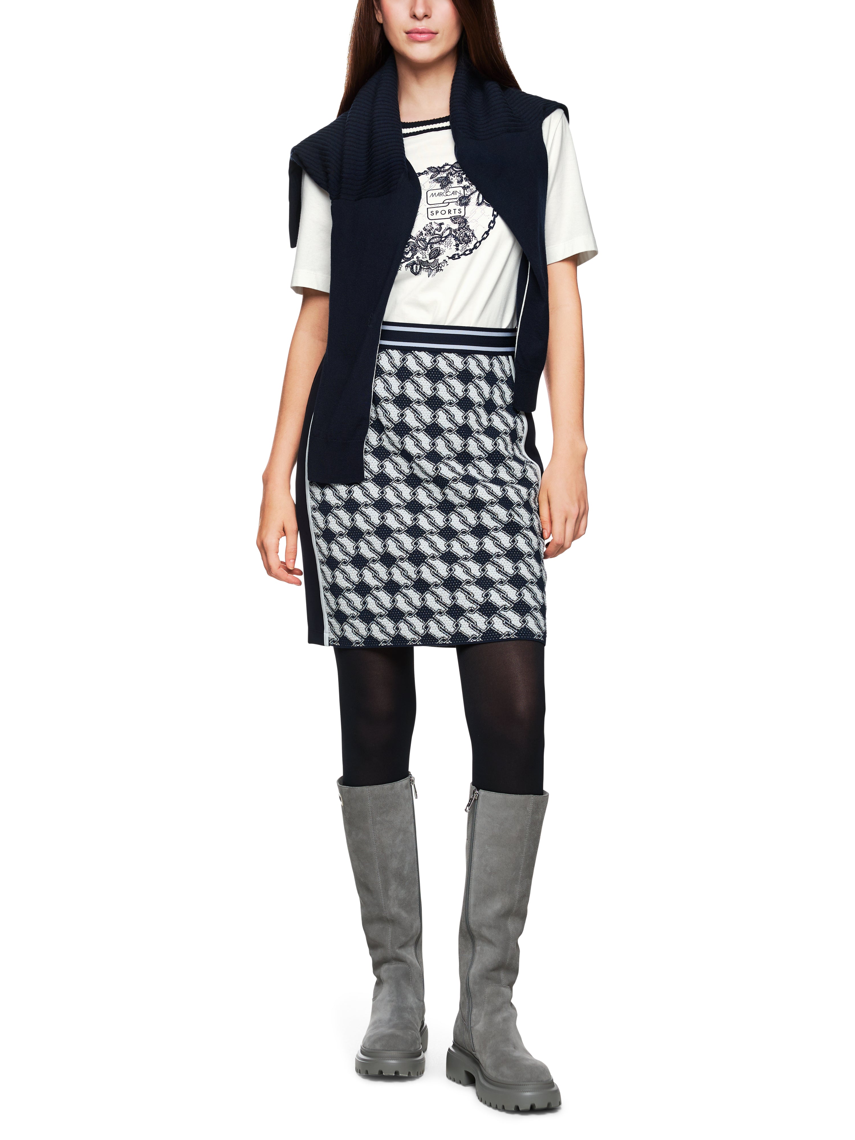 Jersey-Shirt mit Print