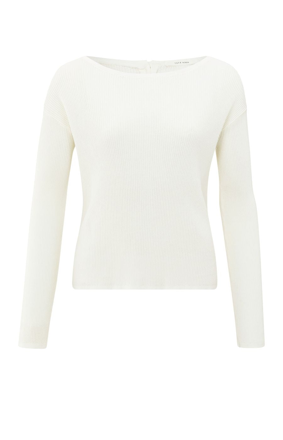 Feinstrick-Cardigan mit Knopfdetail auf der Rückseite