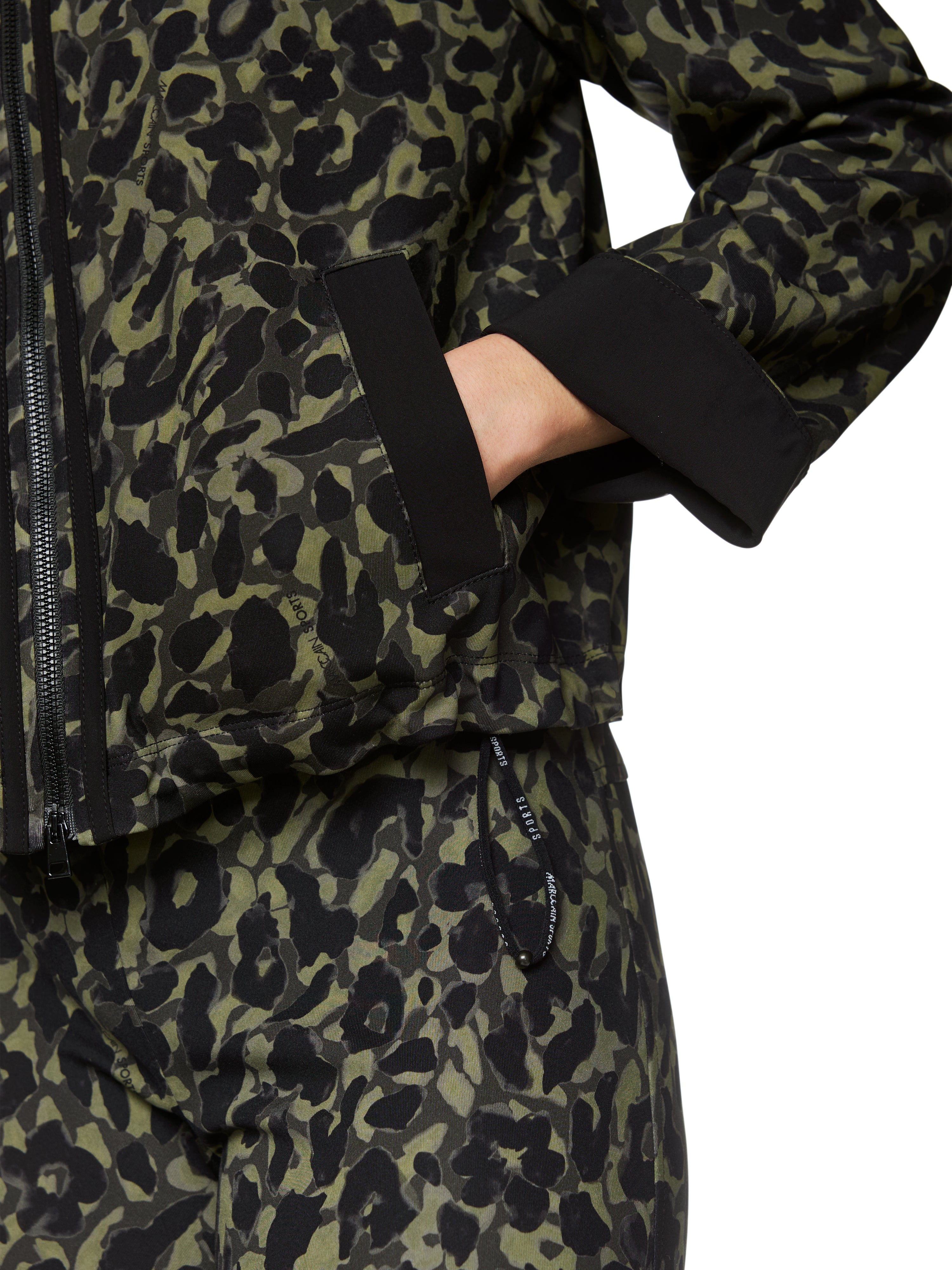 Jacke aus Stretch-Stoff