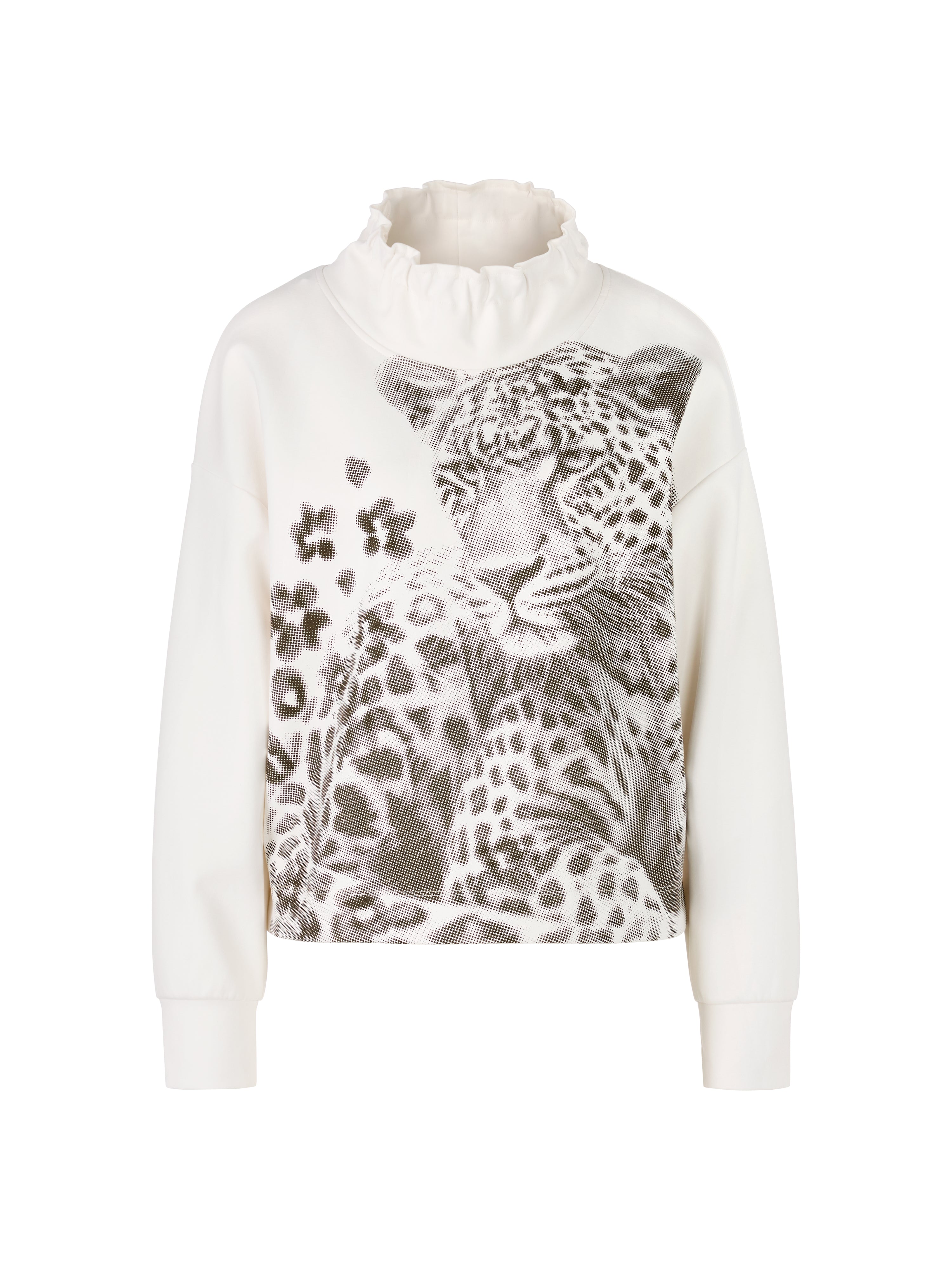 Jersey-Pullover mit Leo