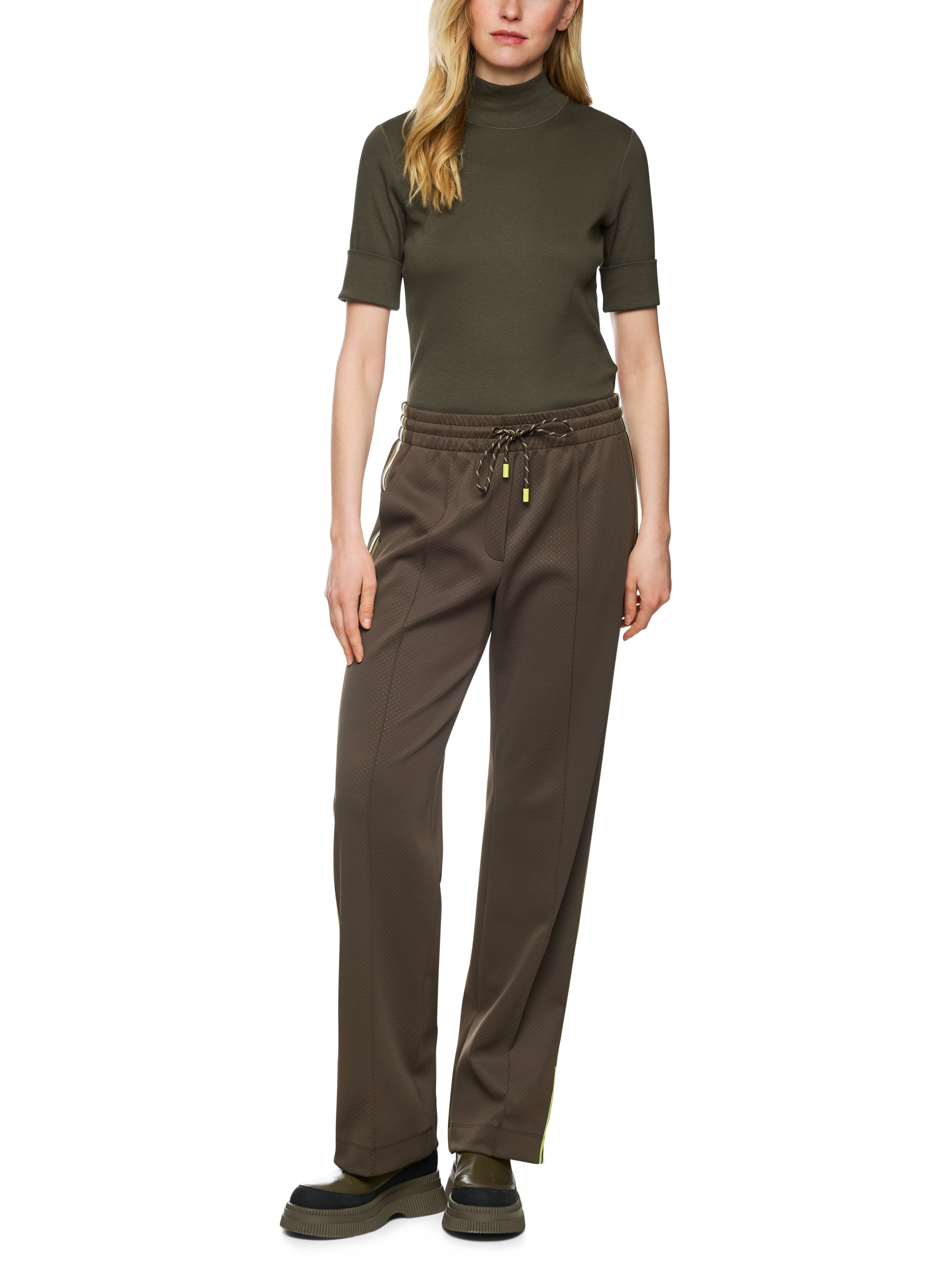 Basic-Shirt aus Baumwollstretch
