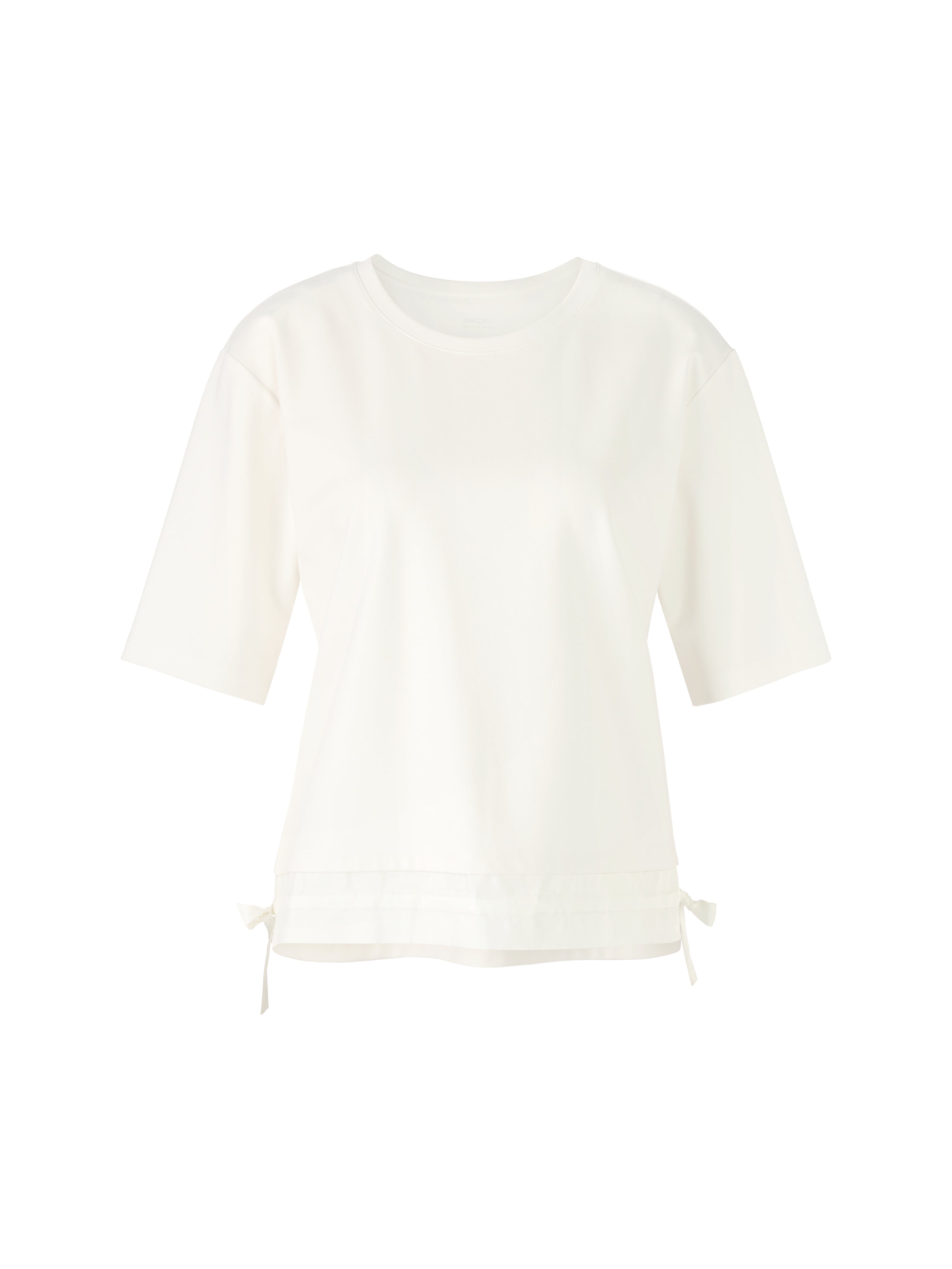 Kastiges T-Shirt mit Kordelzug