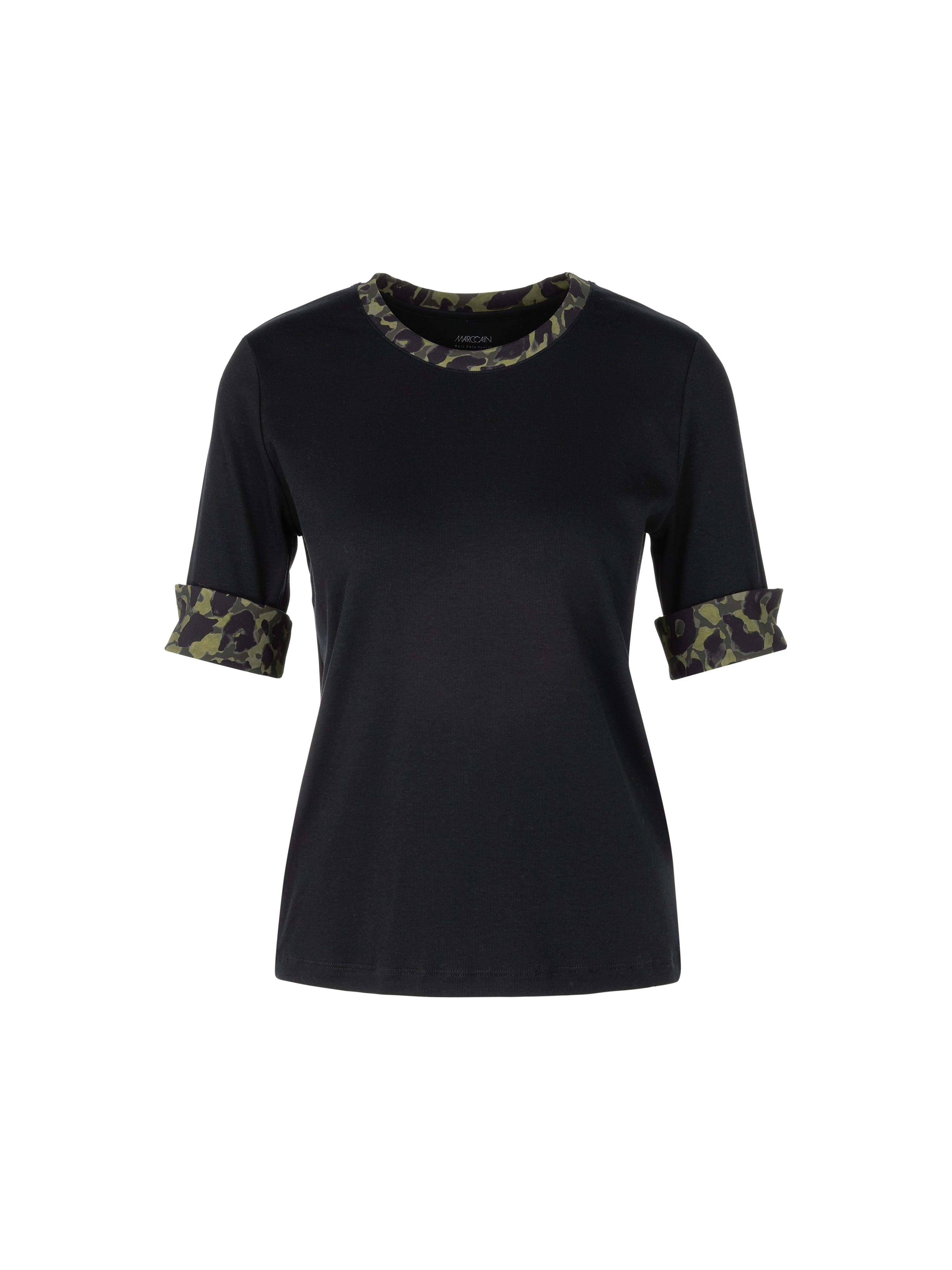 Jersey-Shirt mit Print-Details