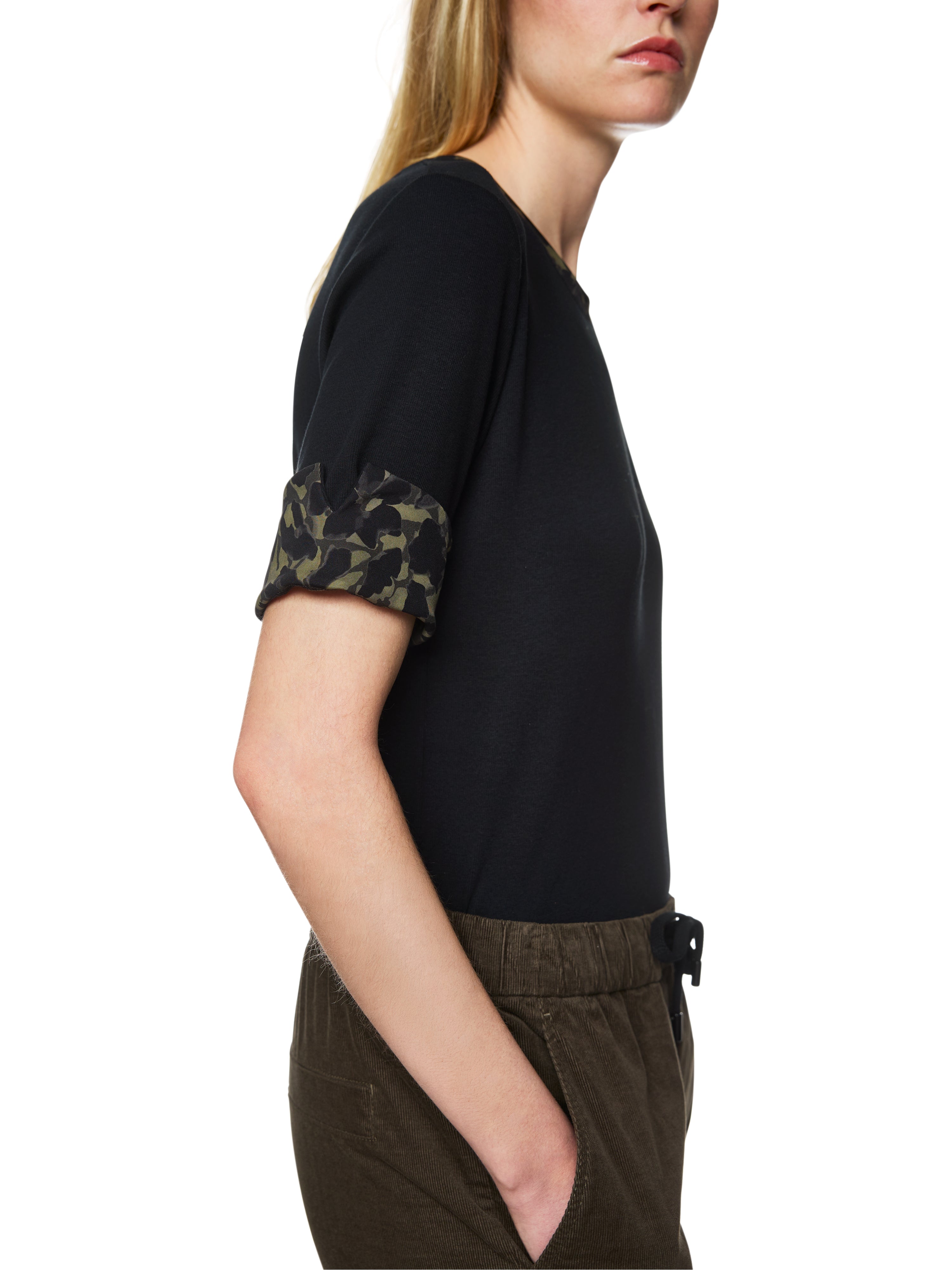 Jersey-Shirt mit Print-Details