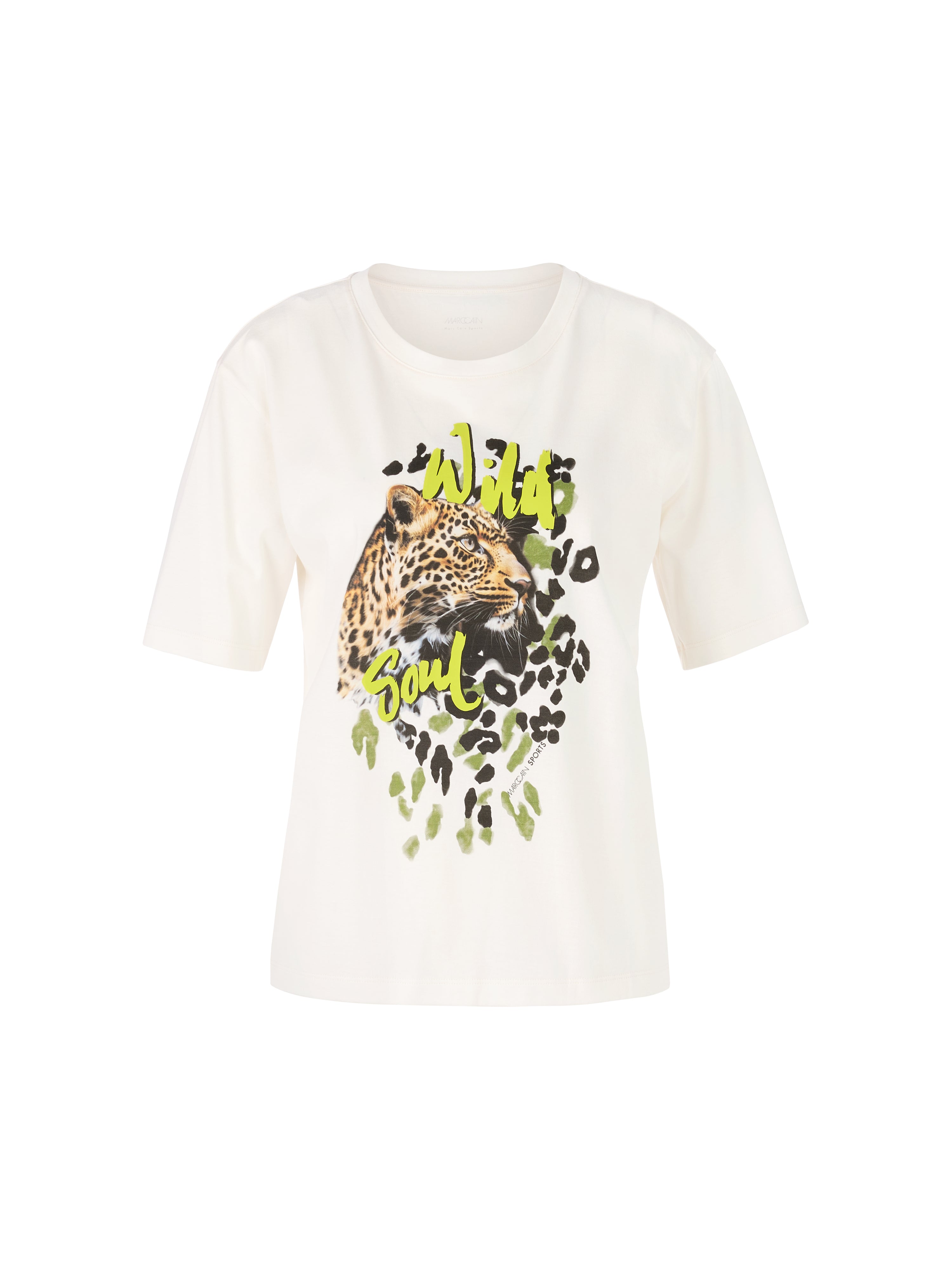 Marc Cain Bedrucktes T-Shirt „Rethink Together“