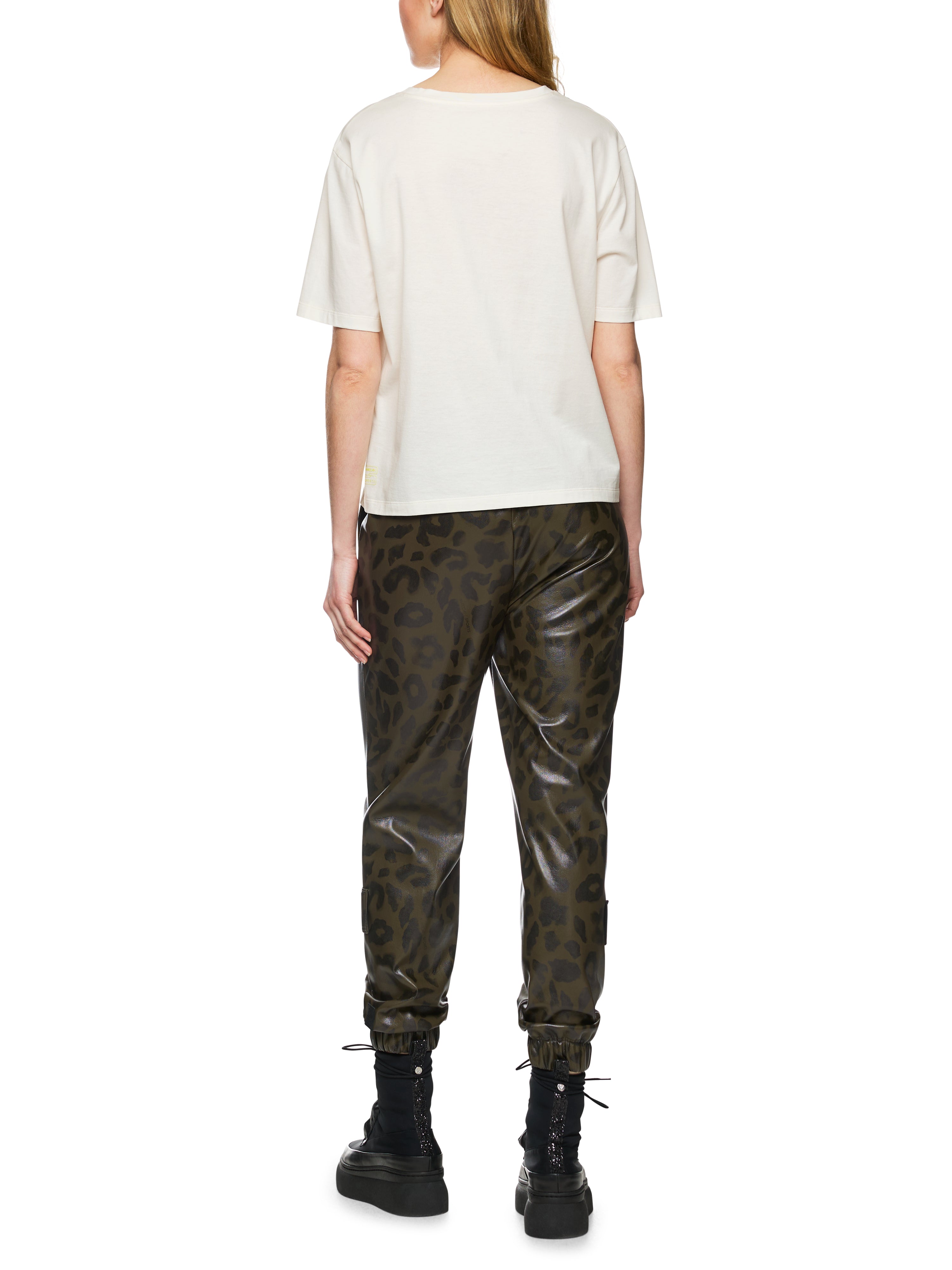 Marc Cain Bedrucktes T-Shirt „Rethink Together“