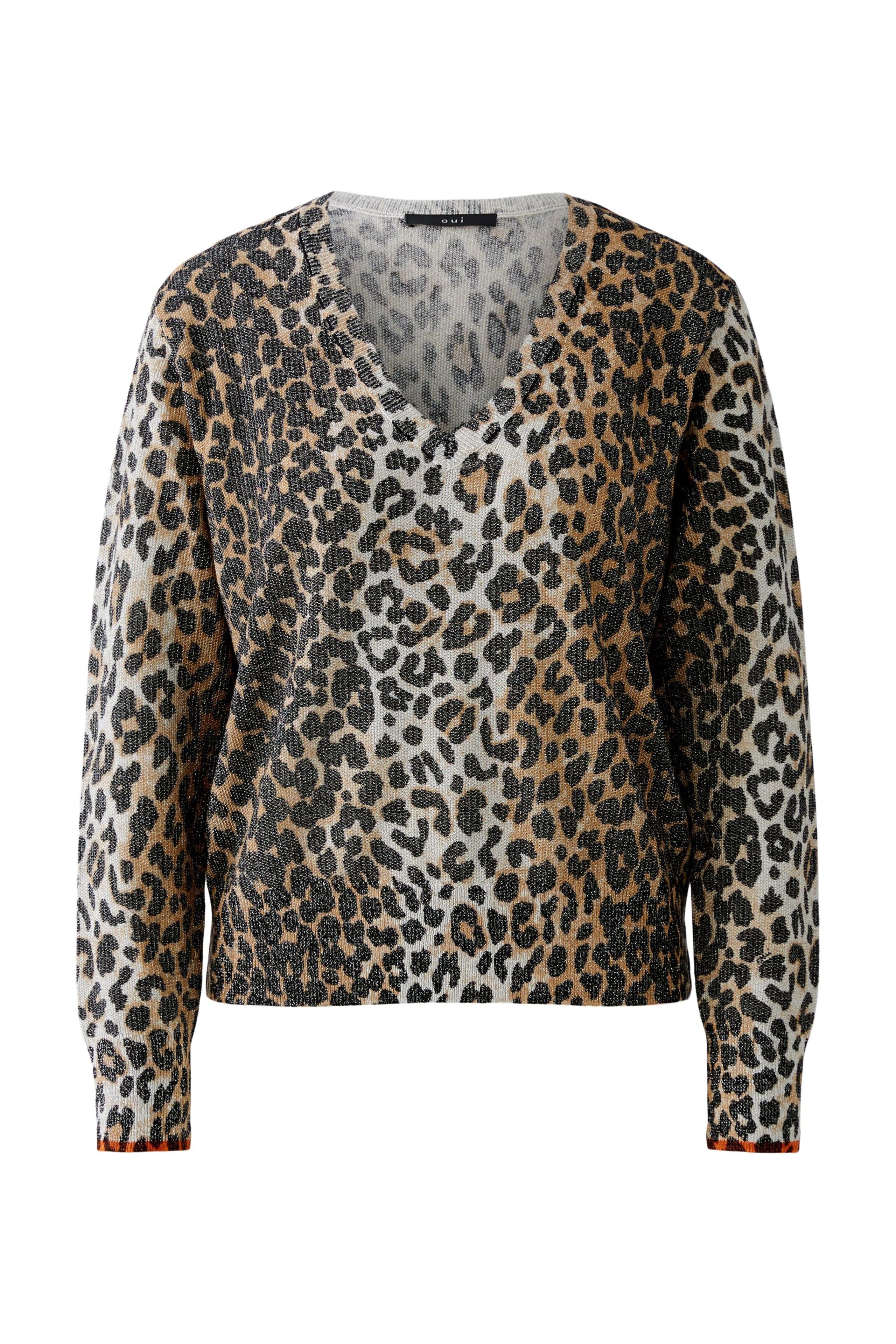 OUI Pullover animal Print