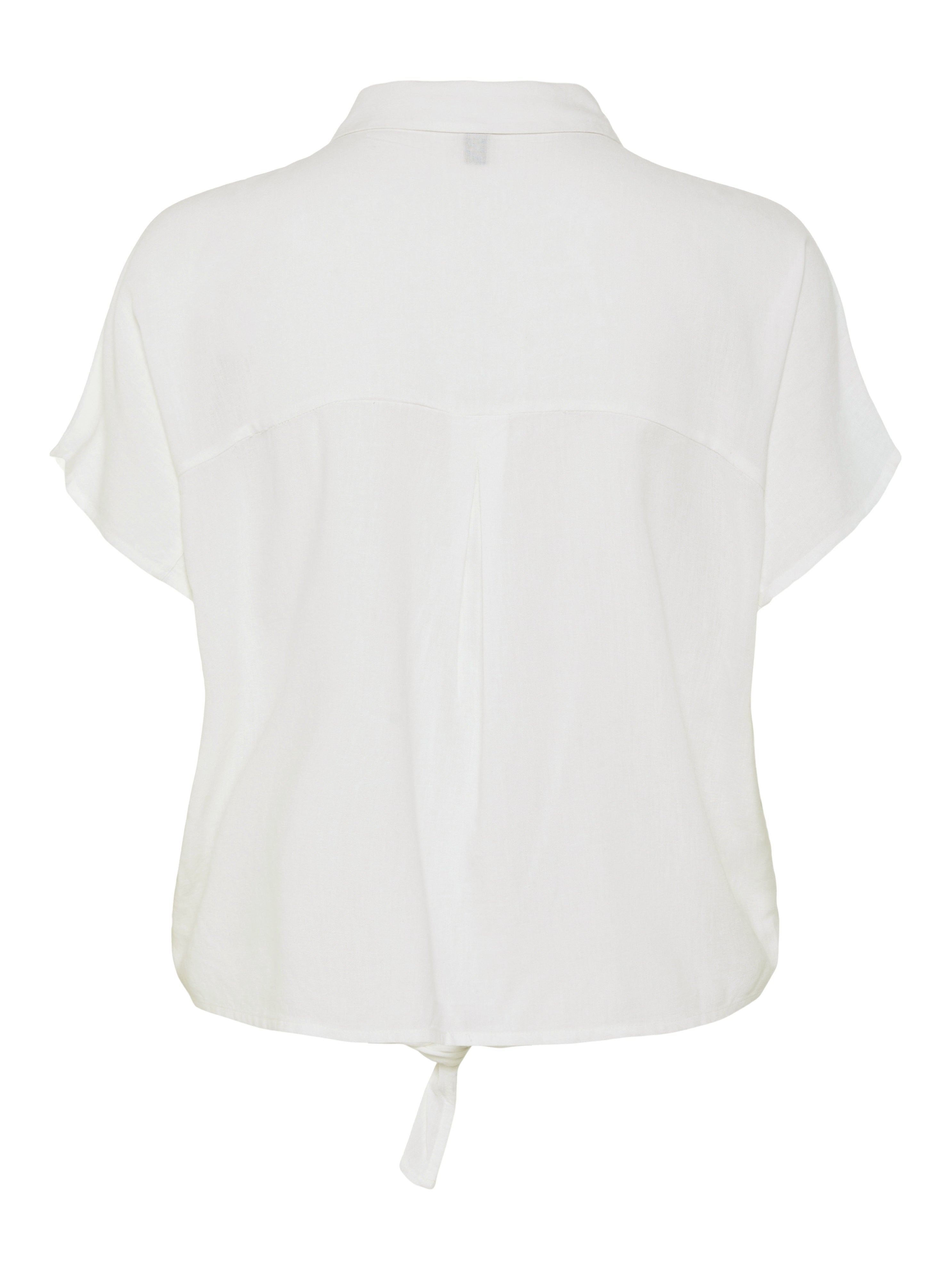Only Kurzärmelige Bluse aus Leinengemisch