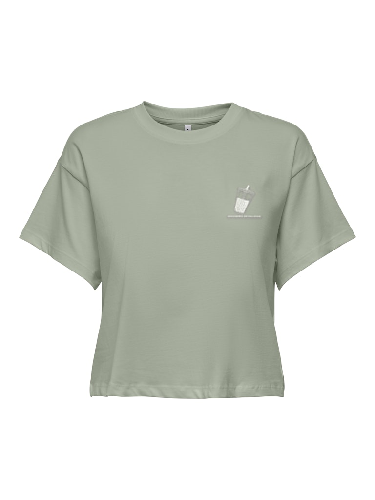 ONLANNBEL LIFE S/S BOXY CROP TEE JR
