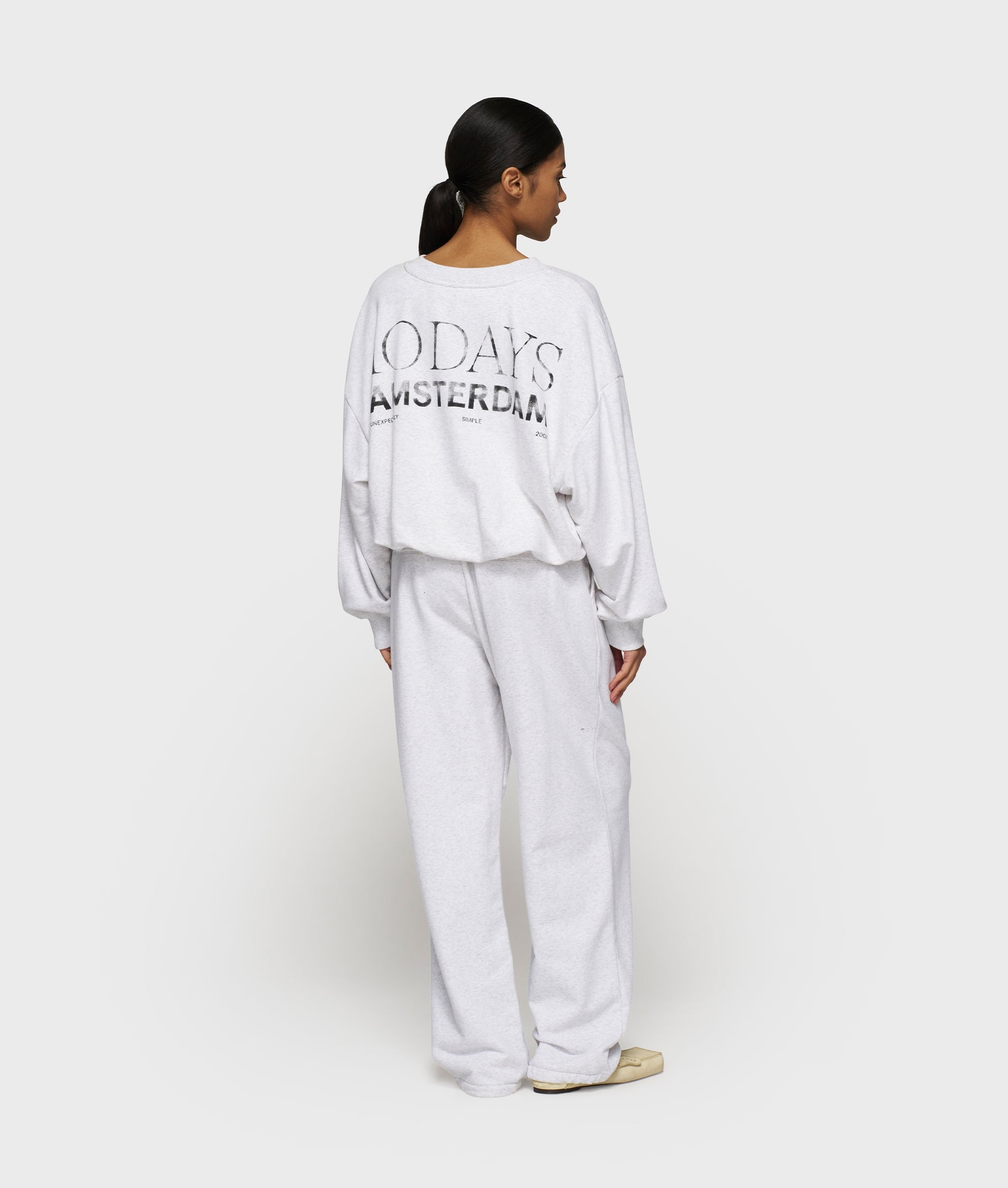 10Days Pleated Sweater back stamp