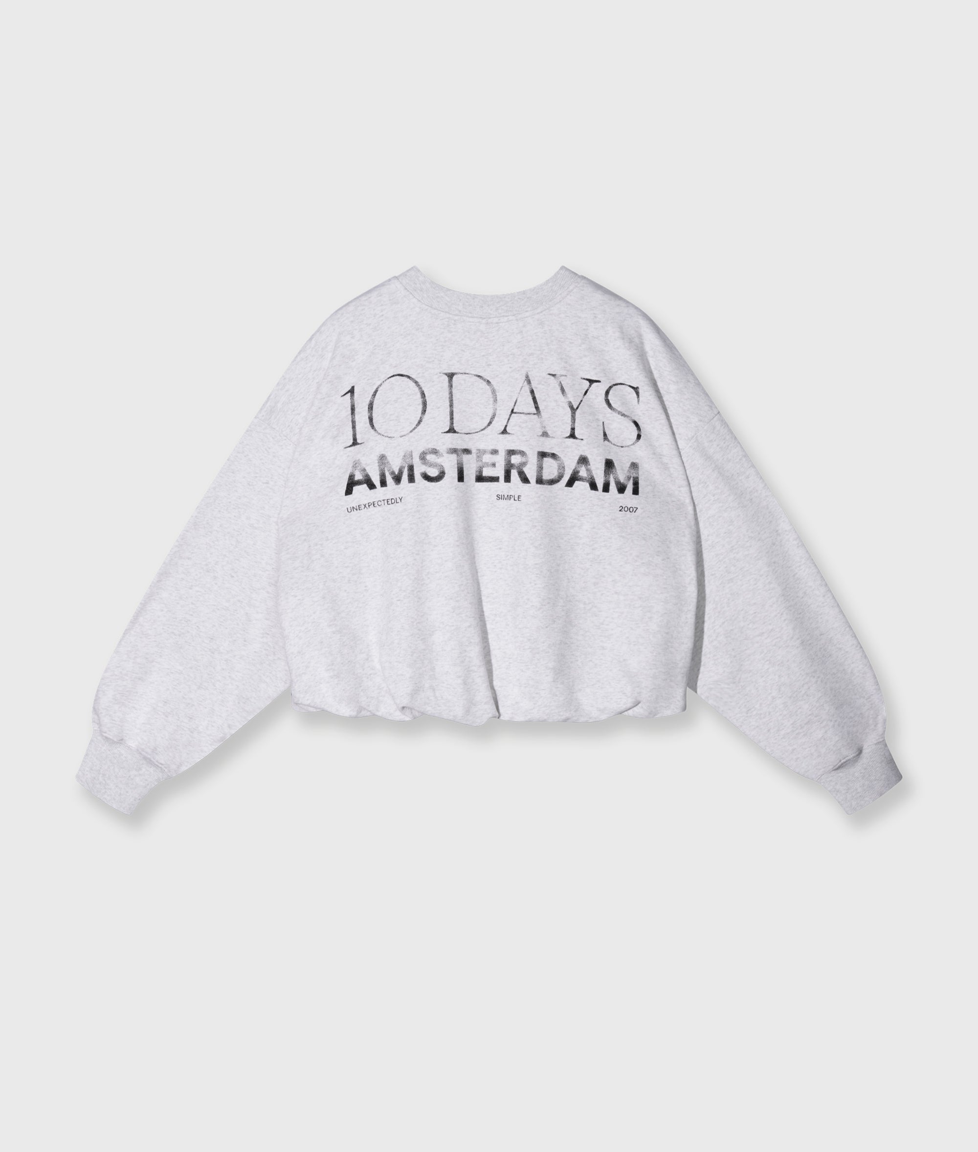 10Days Sweatshirt leated Sweater back stamp