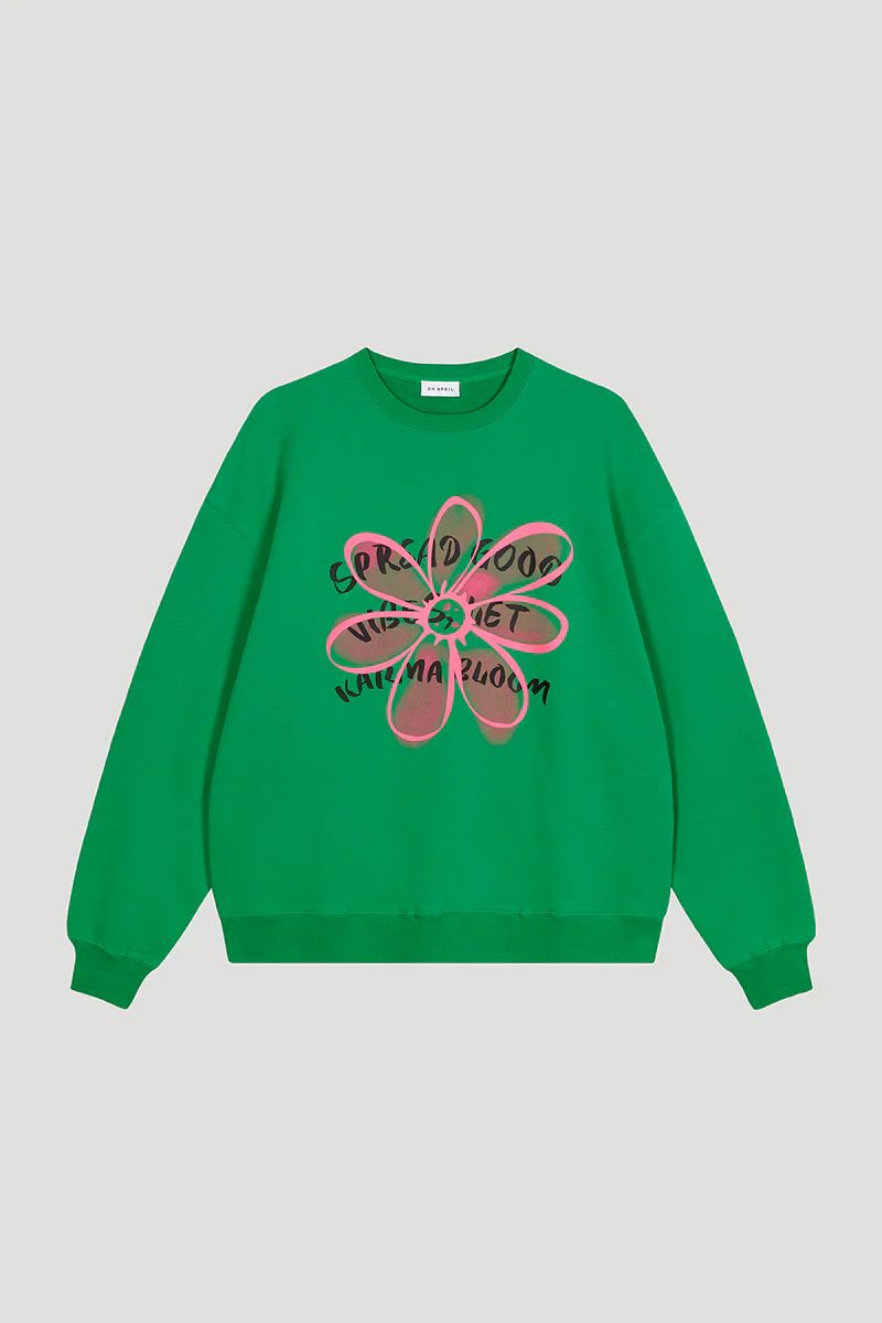 Oh April OV Sweater Good Vibes