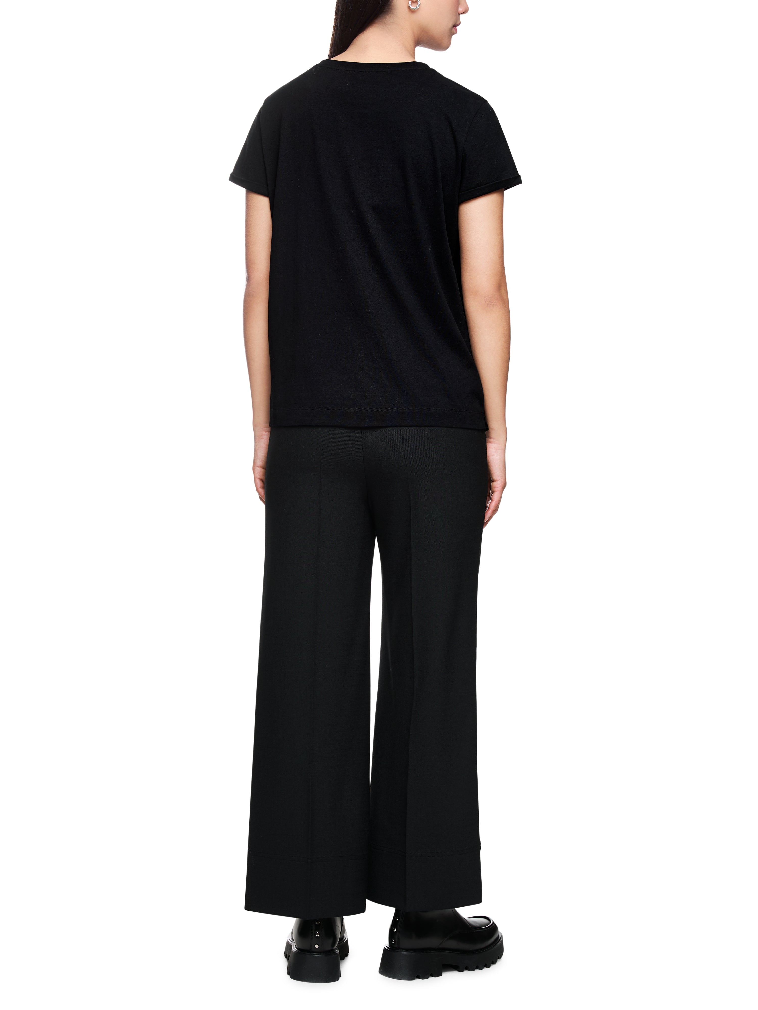 Marc Cain Baumwollshirt mit Aufdruck