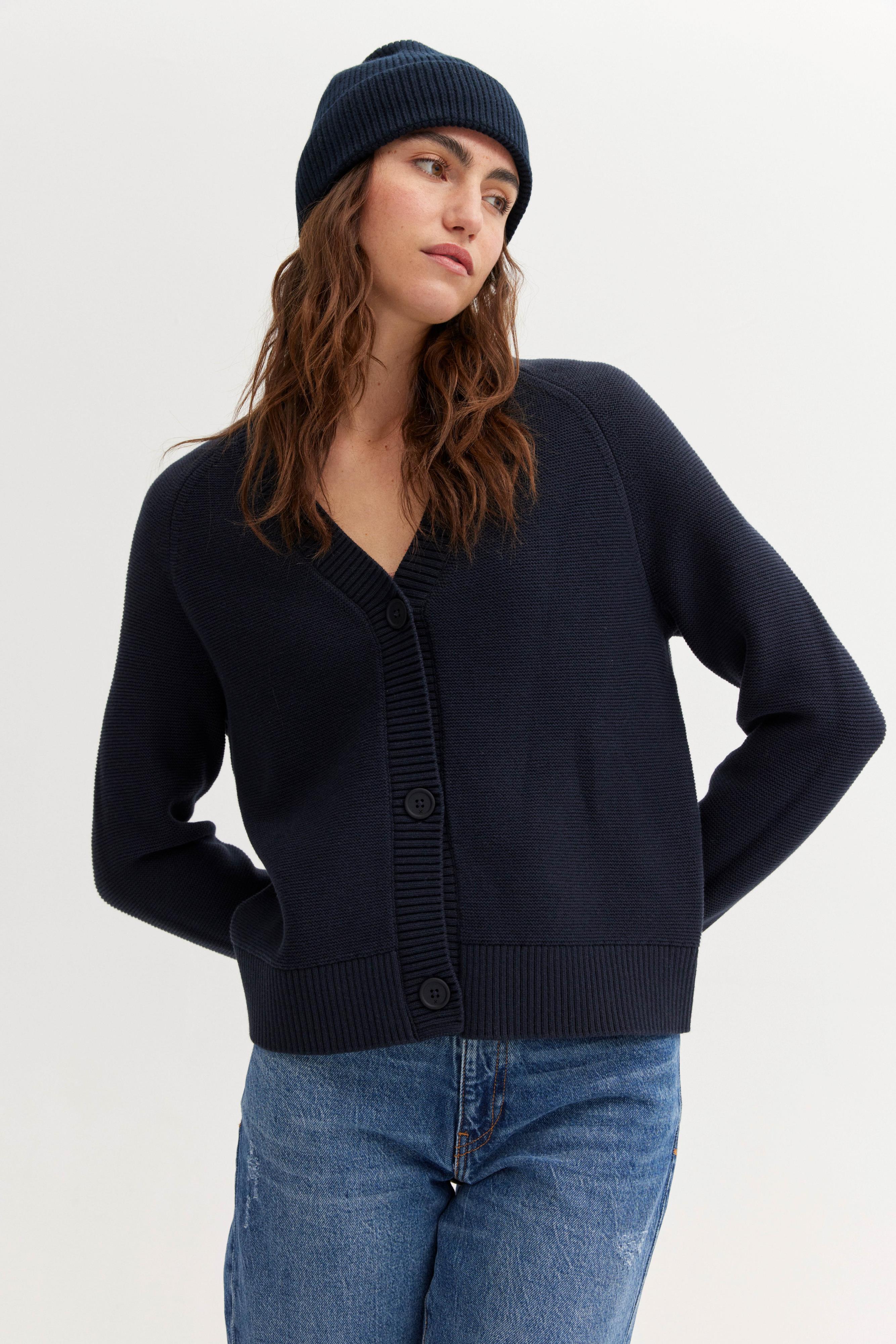 The Fashion People NOS Cardigan reverse knit