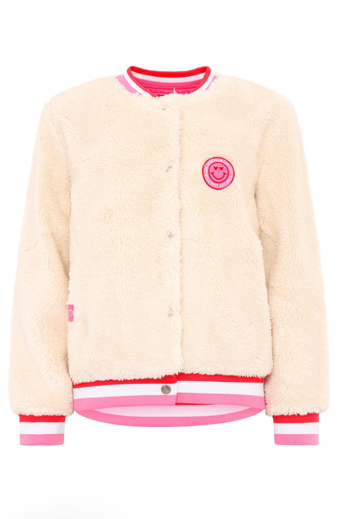 Zwillingsherz Bomberjacke Teddy Smile Everyday