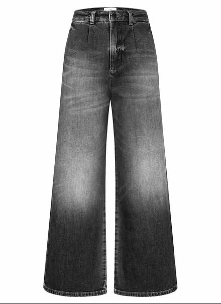 Gitta Banko Wide Leg Jeans Rylee in Washed Black