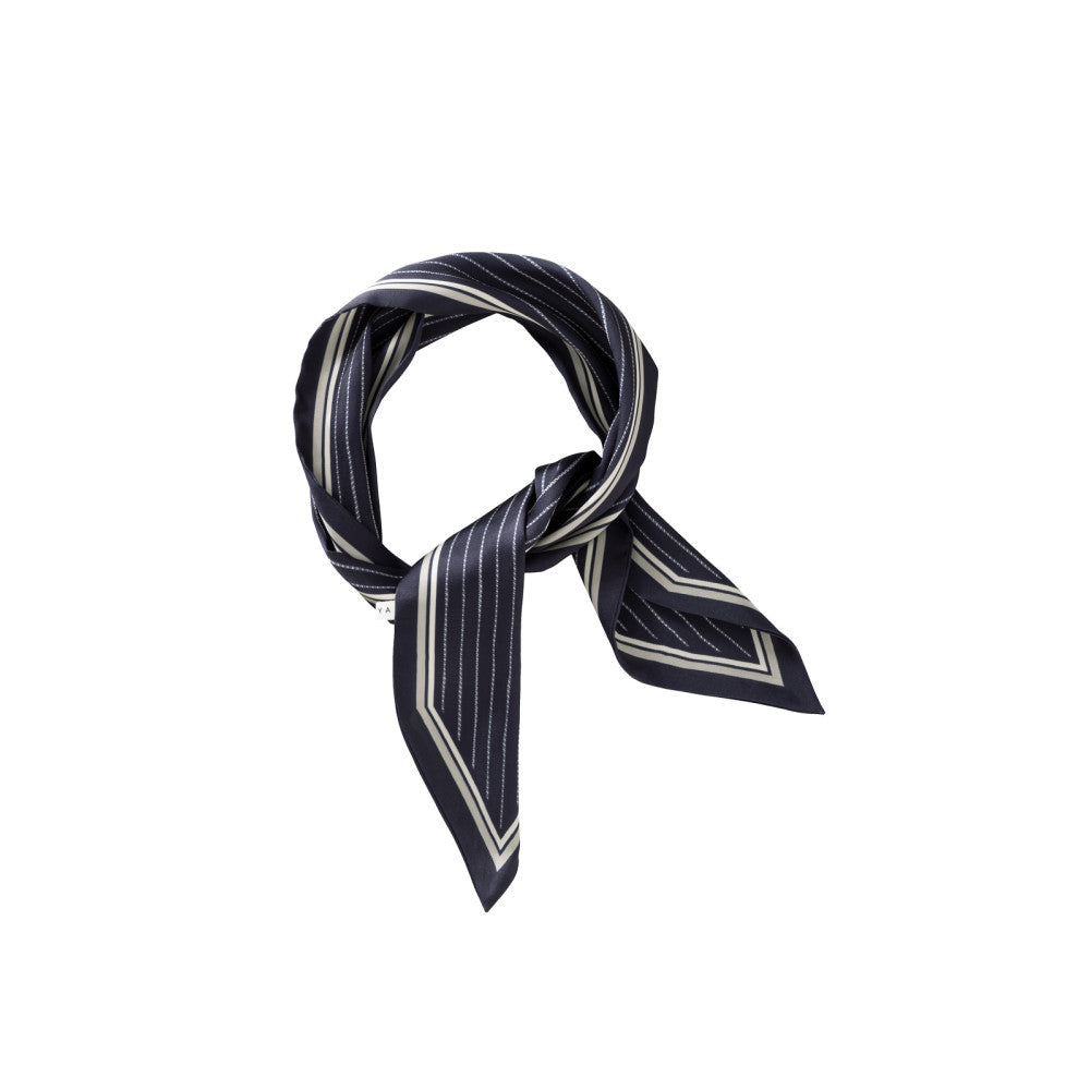 Yaya Striped small scarf