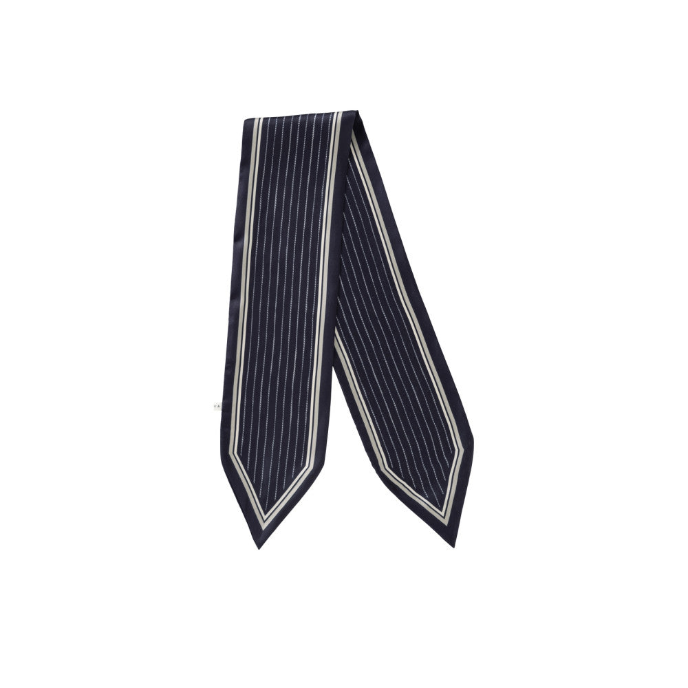 Yaya Striped small scarf
