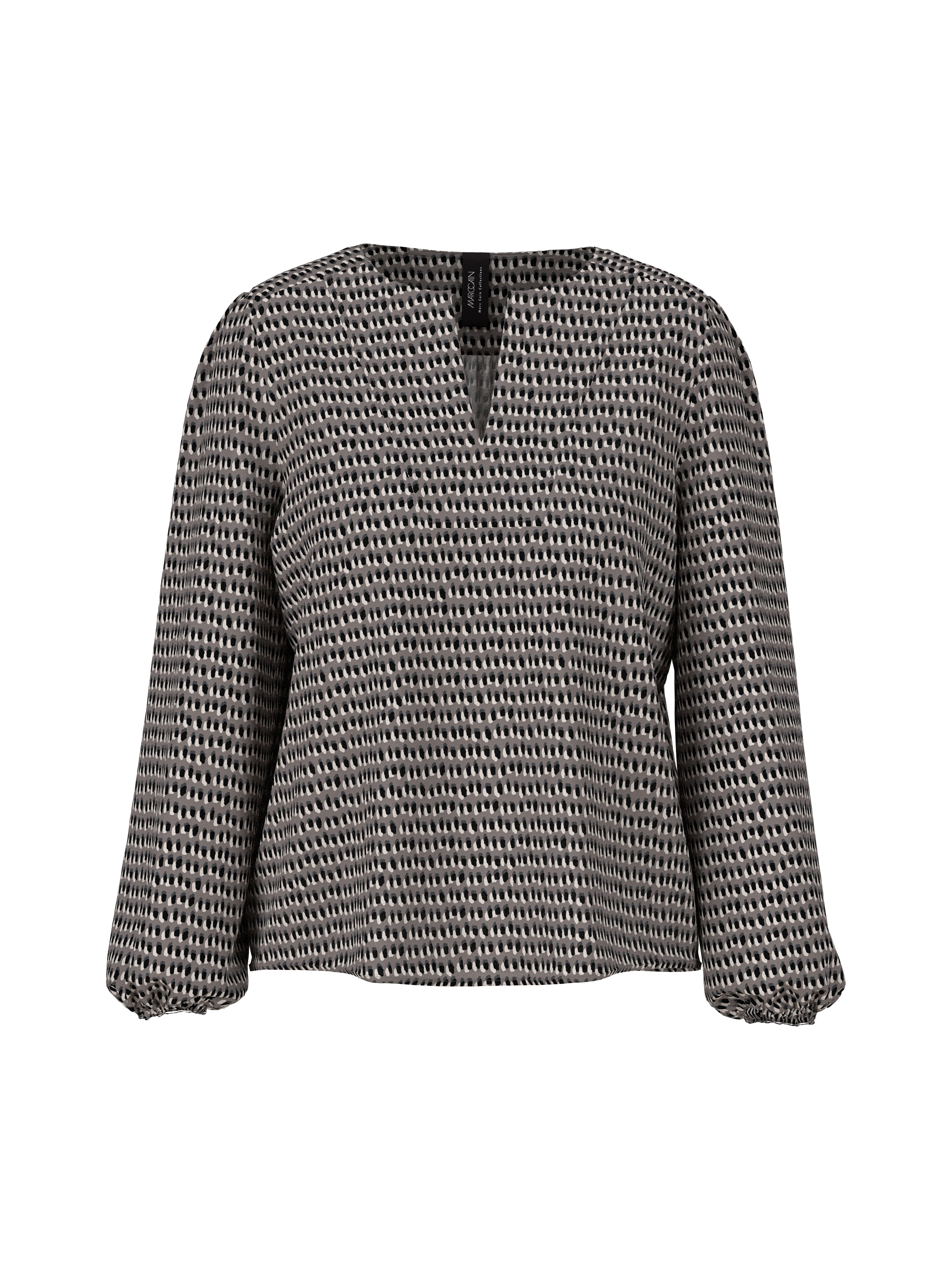 Marc Cain Viskosebluse mit Sprinkles-Print