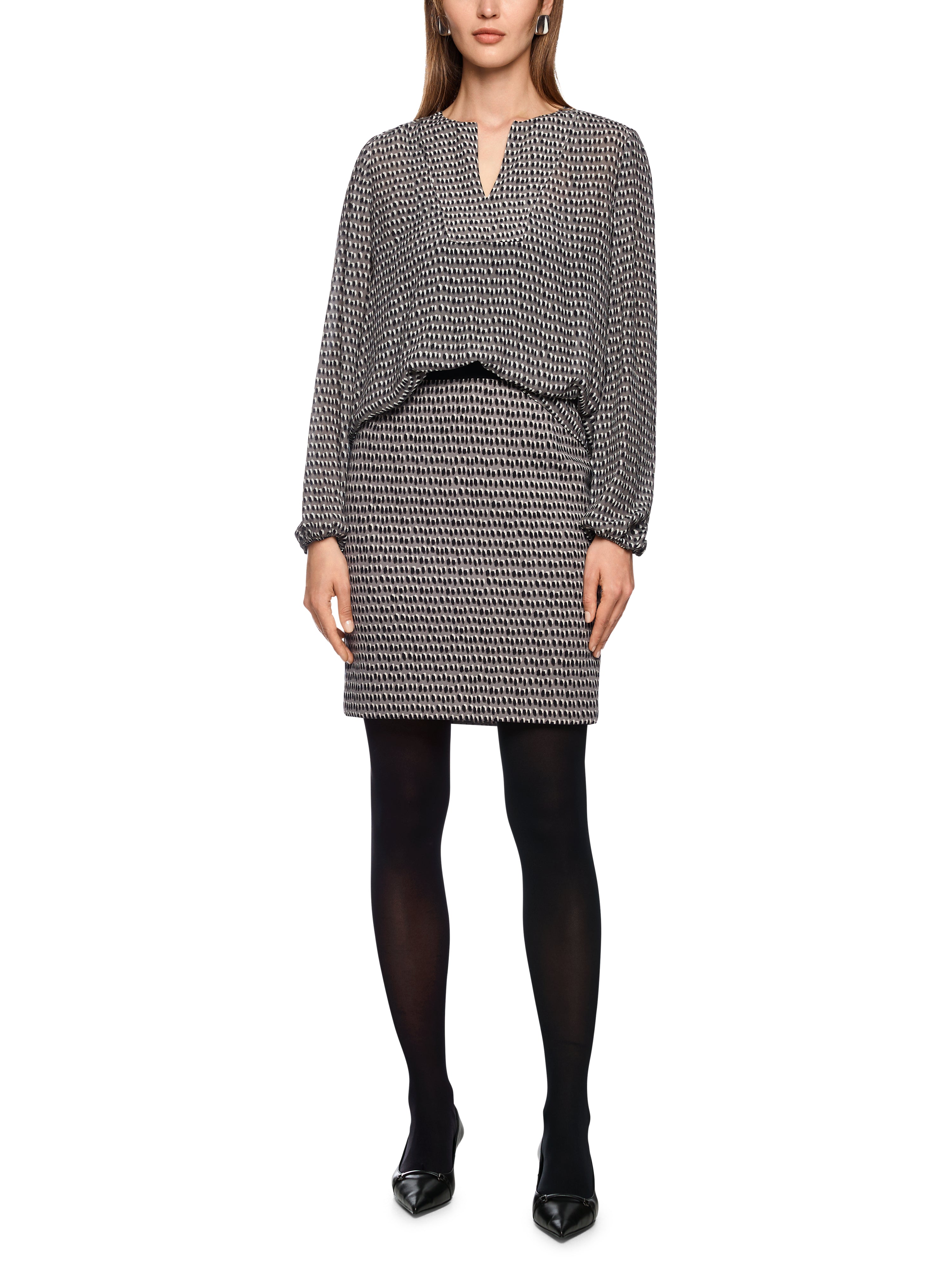 Marc Cain Viskosebluse mit Sprinkles-Print