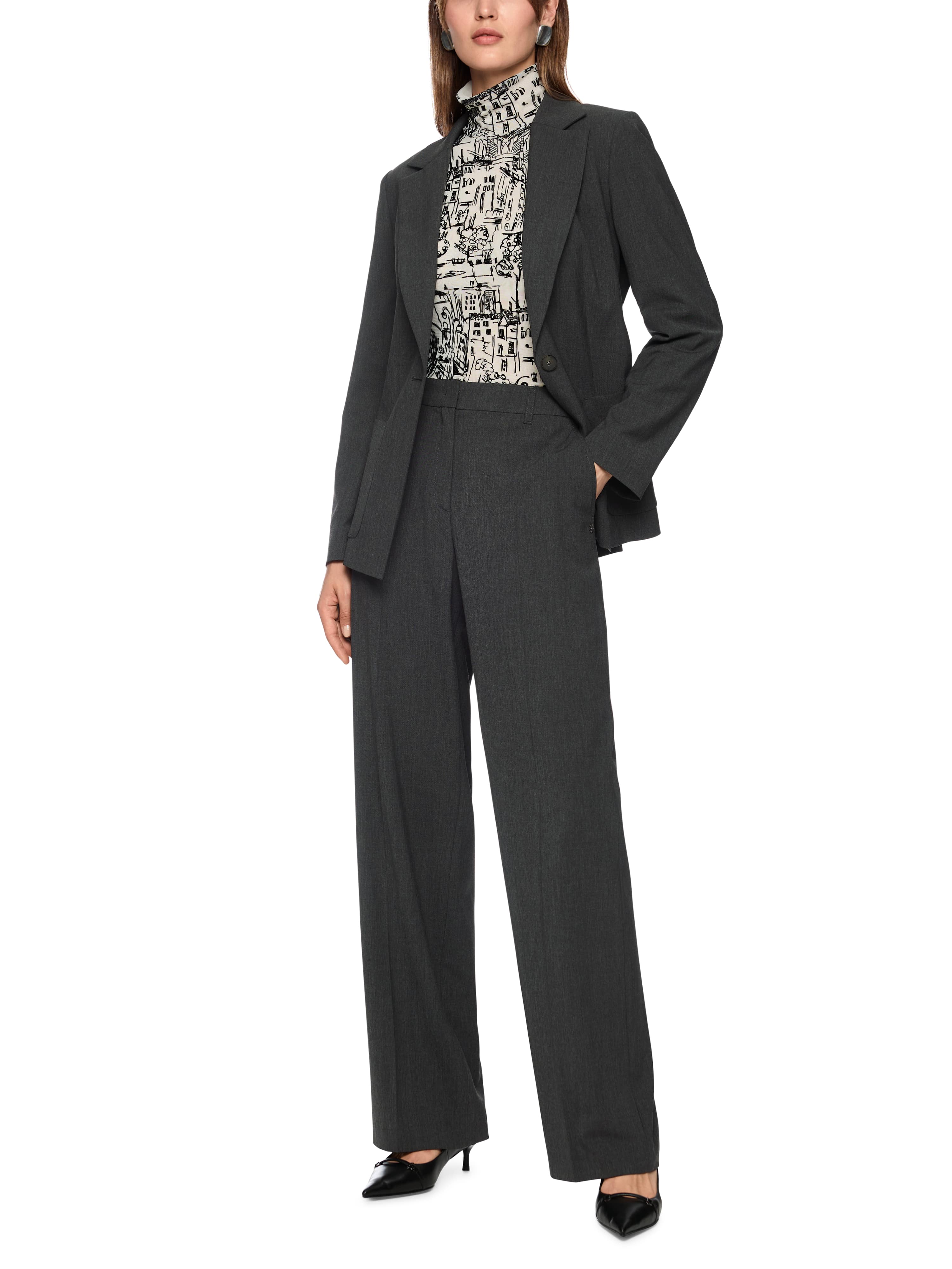 Marc Cain Wide Fit Hose WUKARI mit High Waist