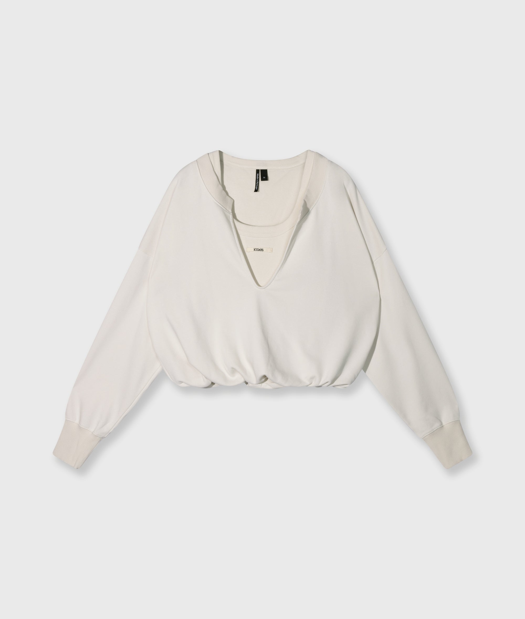 10Days Sweater mit V-Ausschnitt und Innen-Tanktop