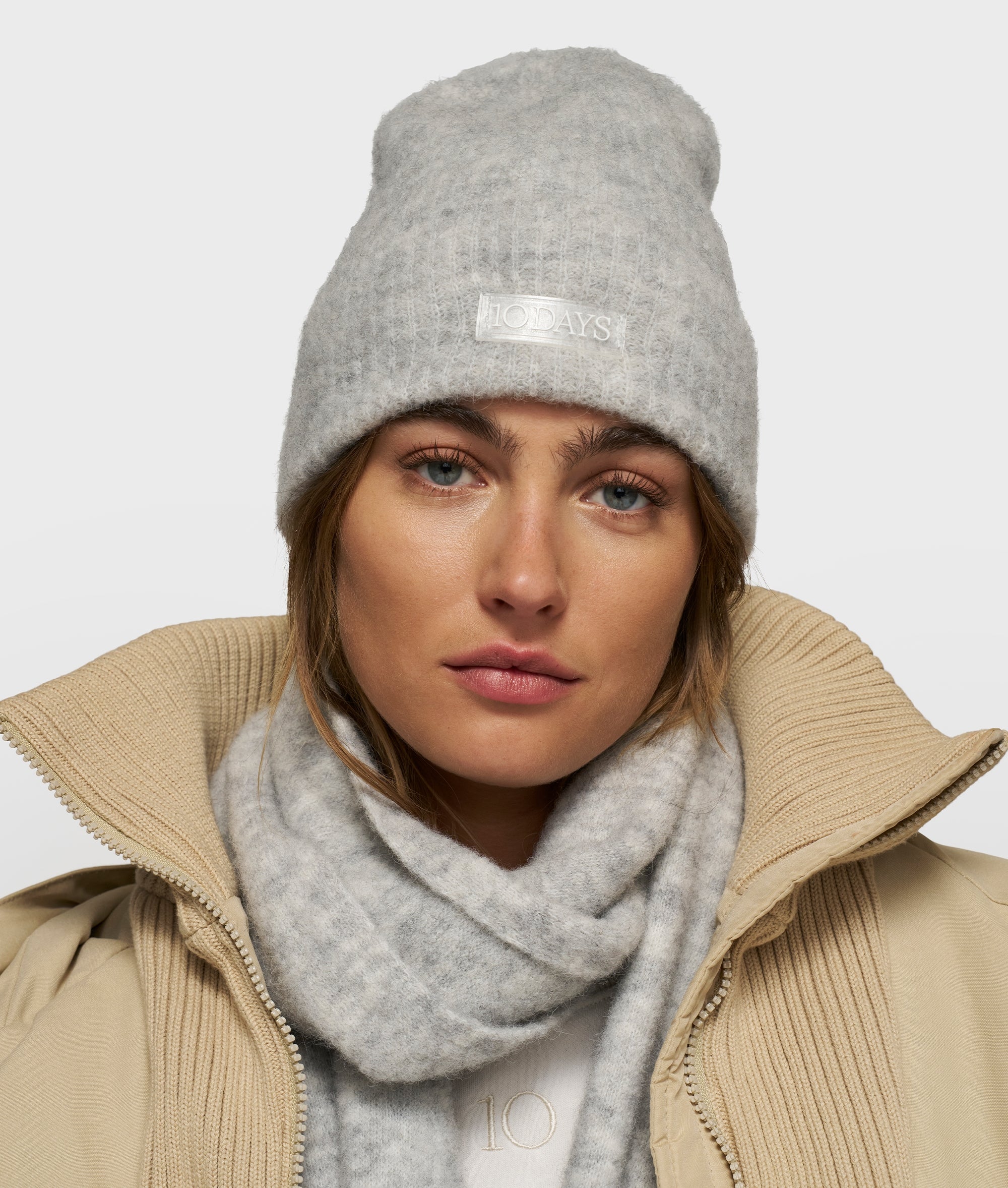 10Days Soft hairy knit beanie