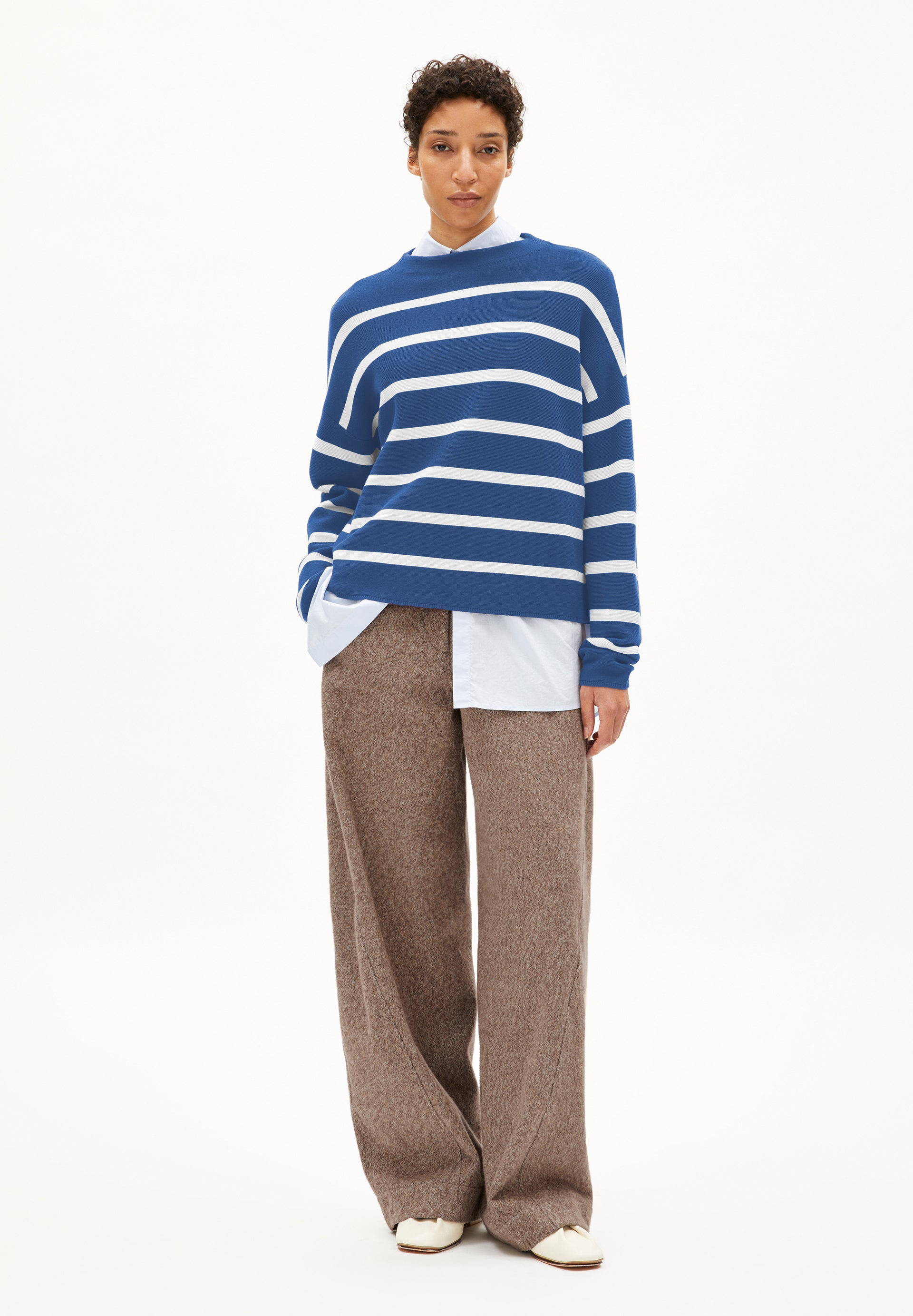 Armedangels Pullover aus Bio-Baumwolle MERINAA STRIPES
