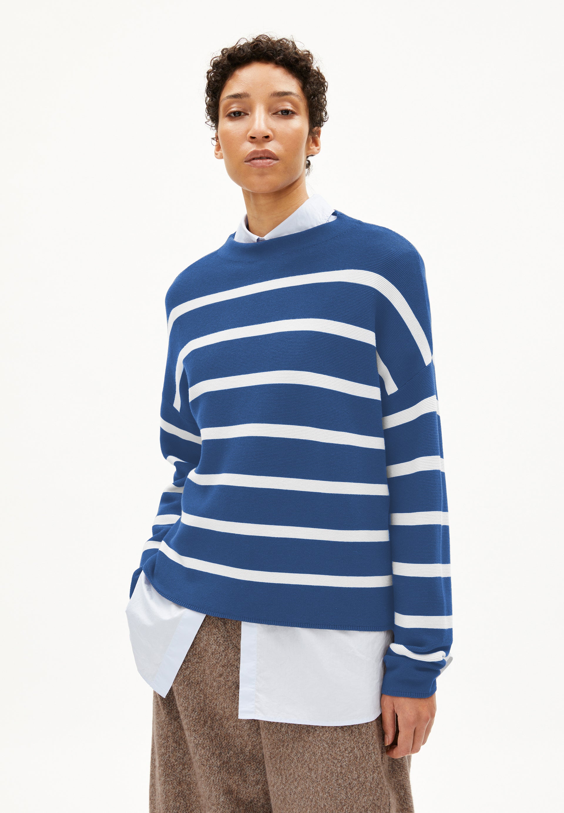 Armedangels Pullover aus Bio-Baumwolle MERINAA STRIPES