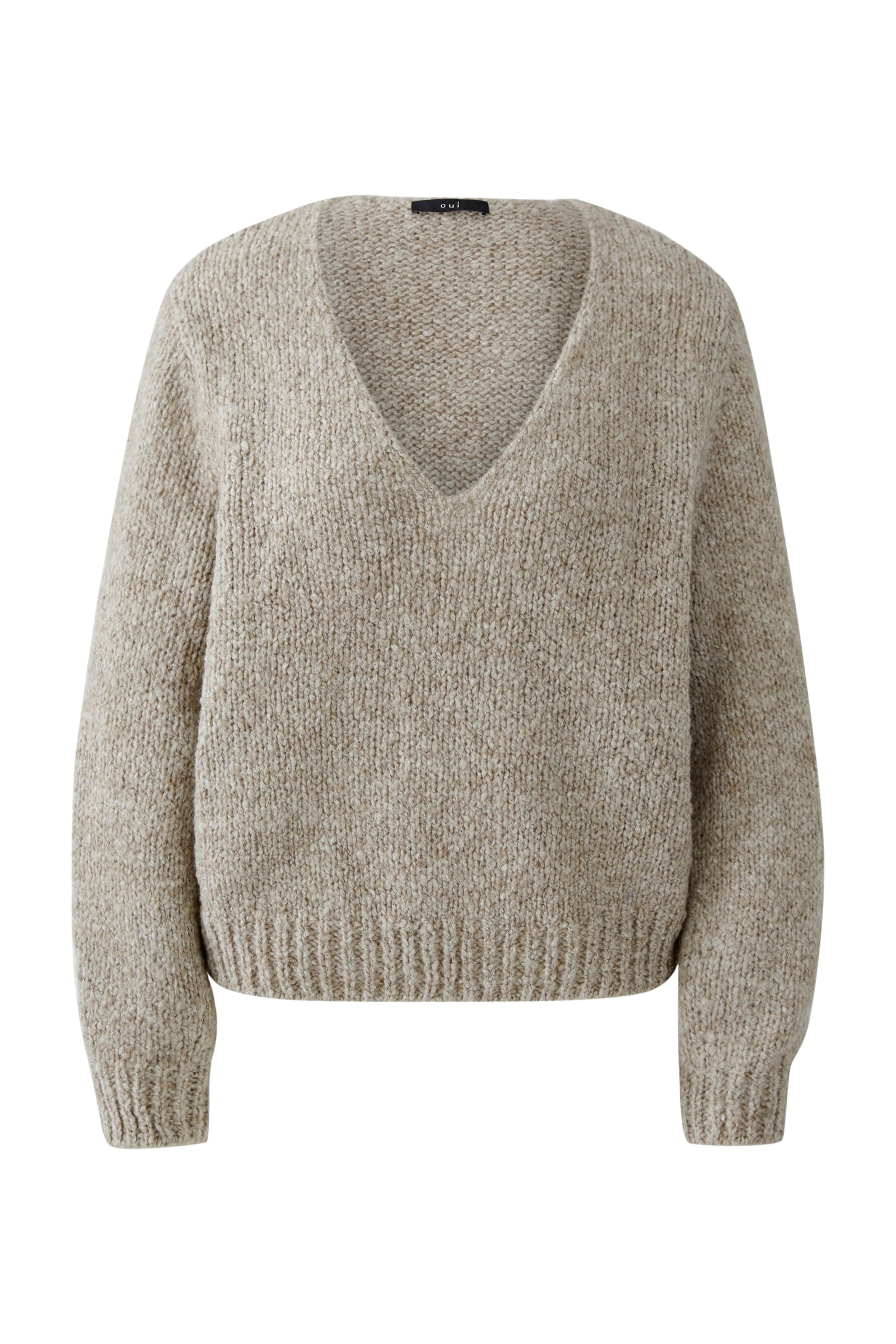 OUI Pullover mit Strickbündchen