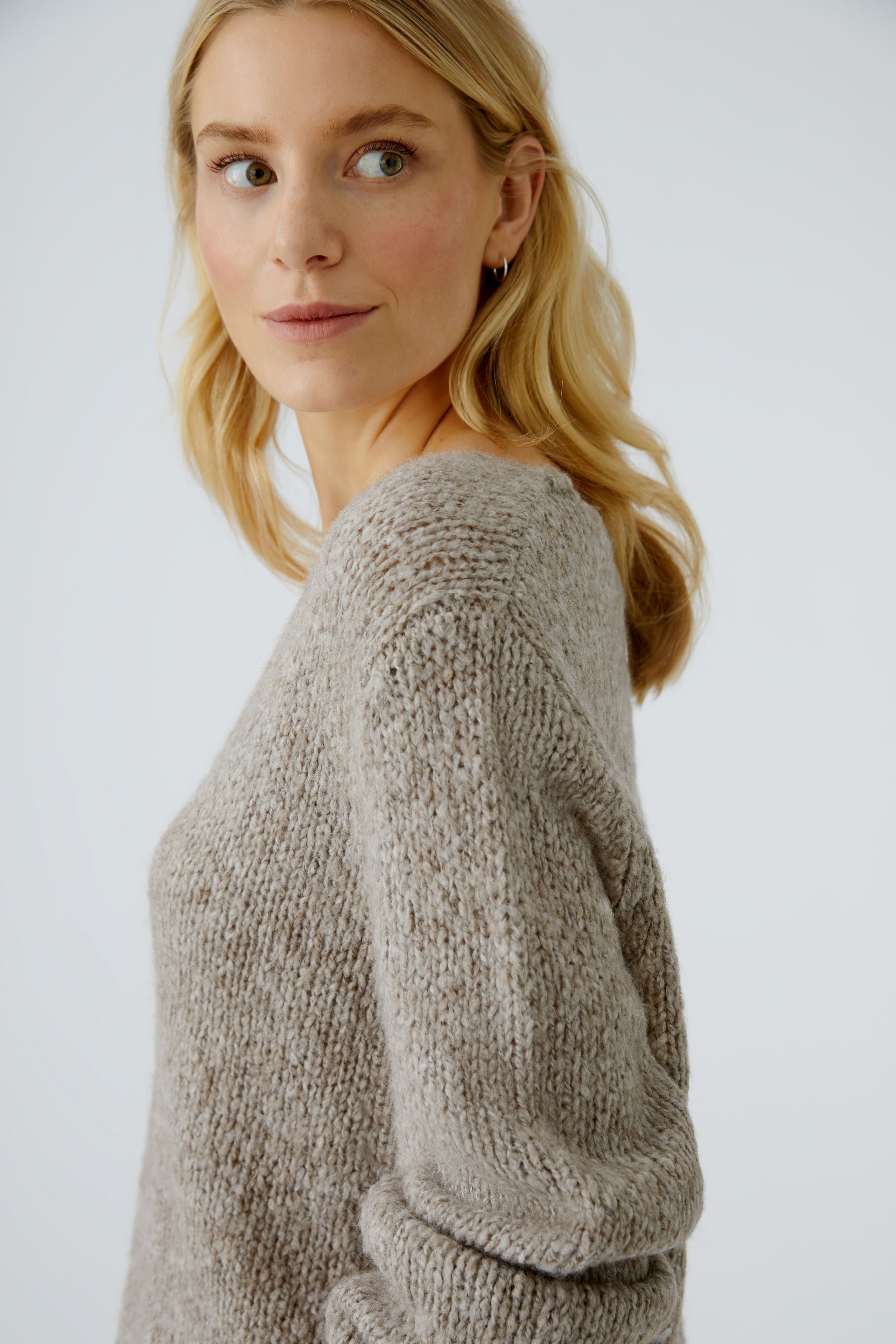 OUI Pullover mit Strickbündchen