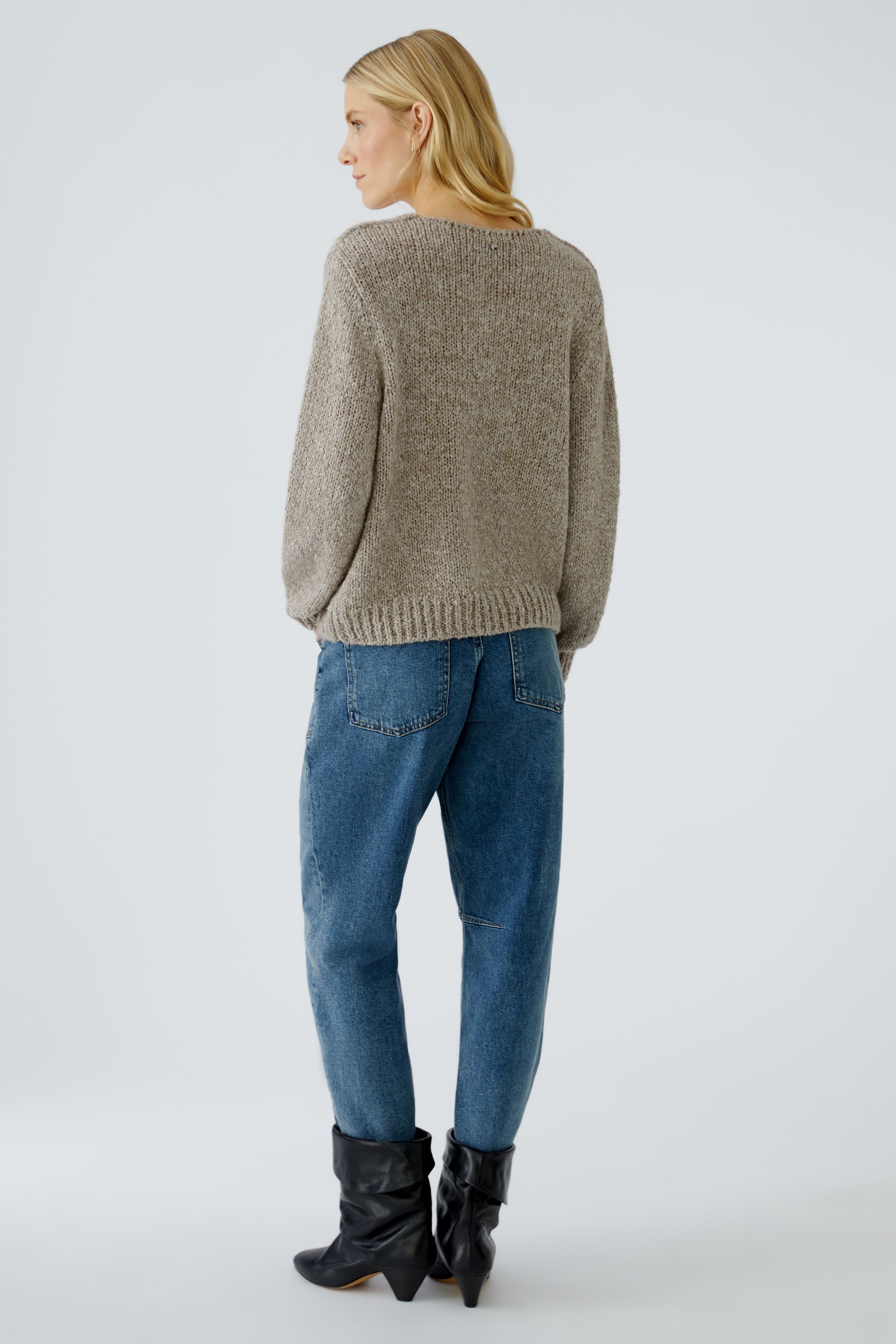 OUI Pullover mit Strickbündchen