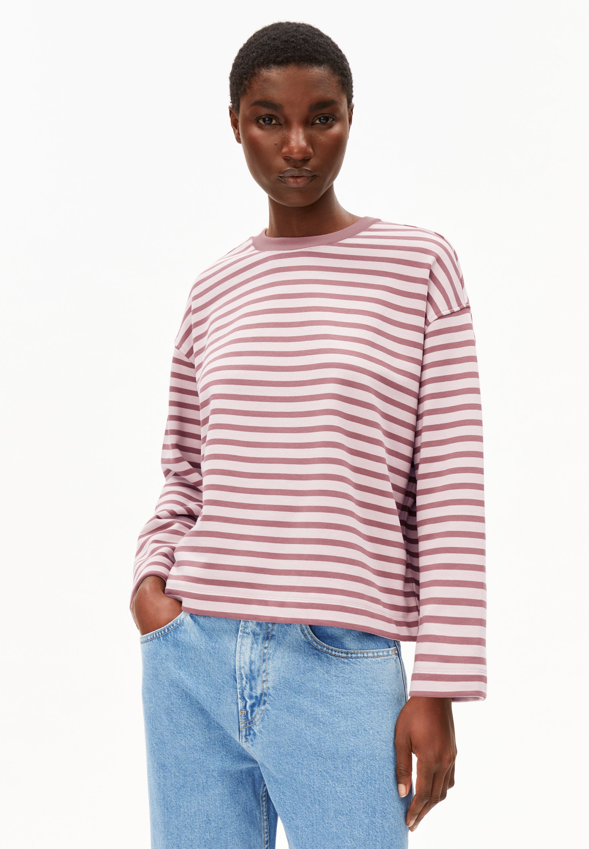 Armedangels FRANKAA MAARLEN STREIFEN-SWEATSHIRT