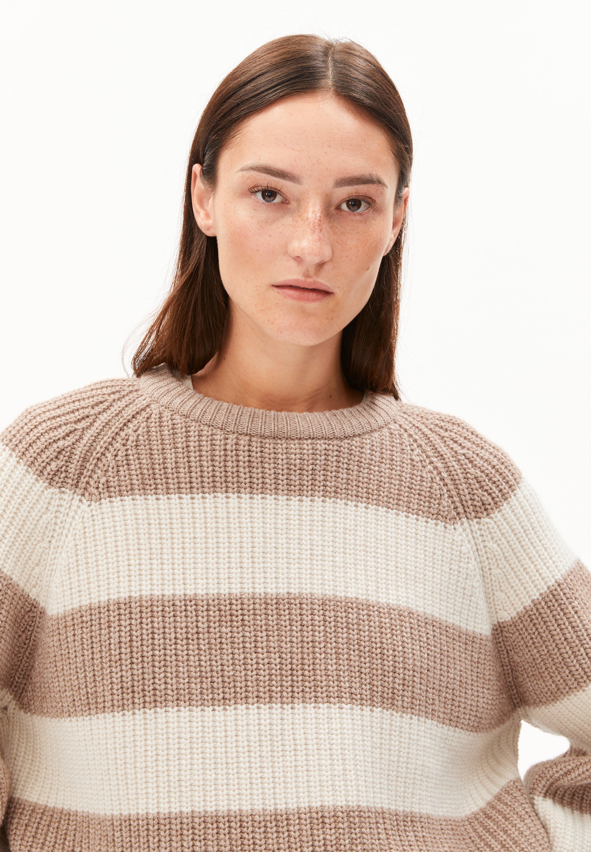 Armedangels Grobstrickpullover KAAGI STRIPES