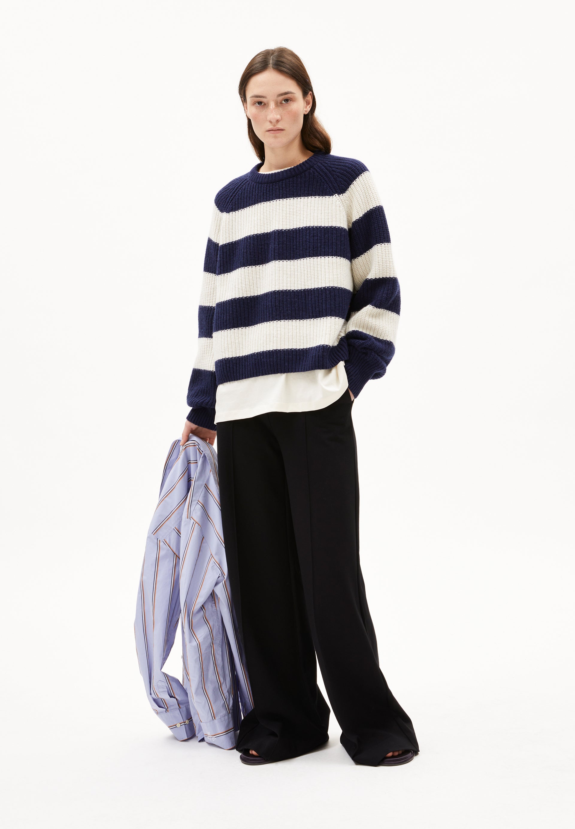 Armedangels Grobstrickpullover KAAGI STRIPES