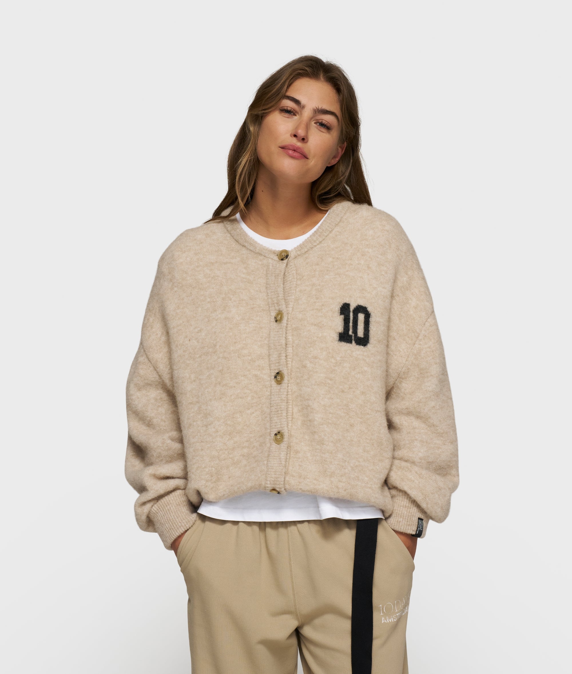 10 Days weicher Baseball-Strickcardigan