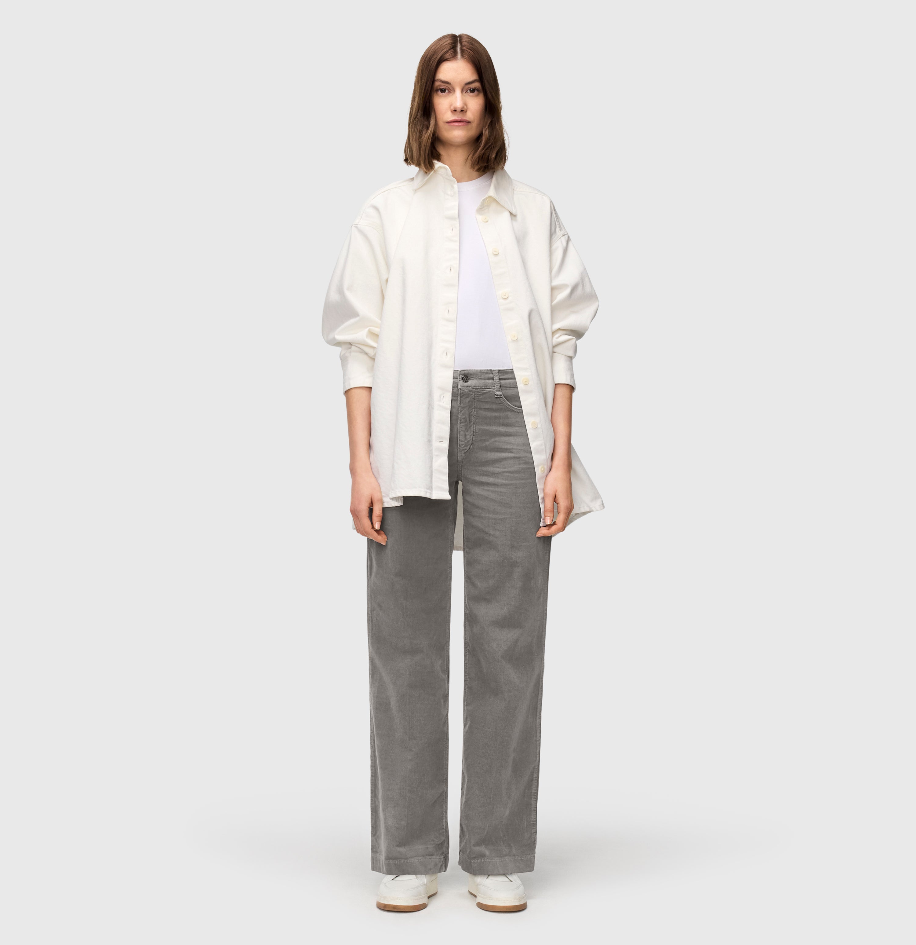 MAC JEANS - WIDE elastische Babycord Hose