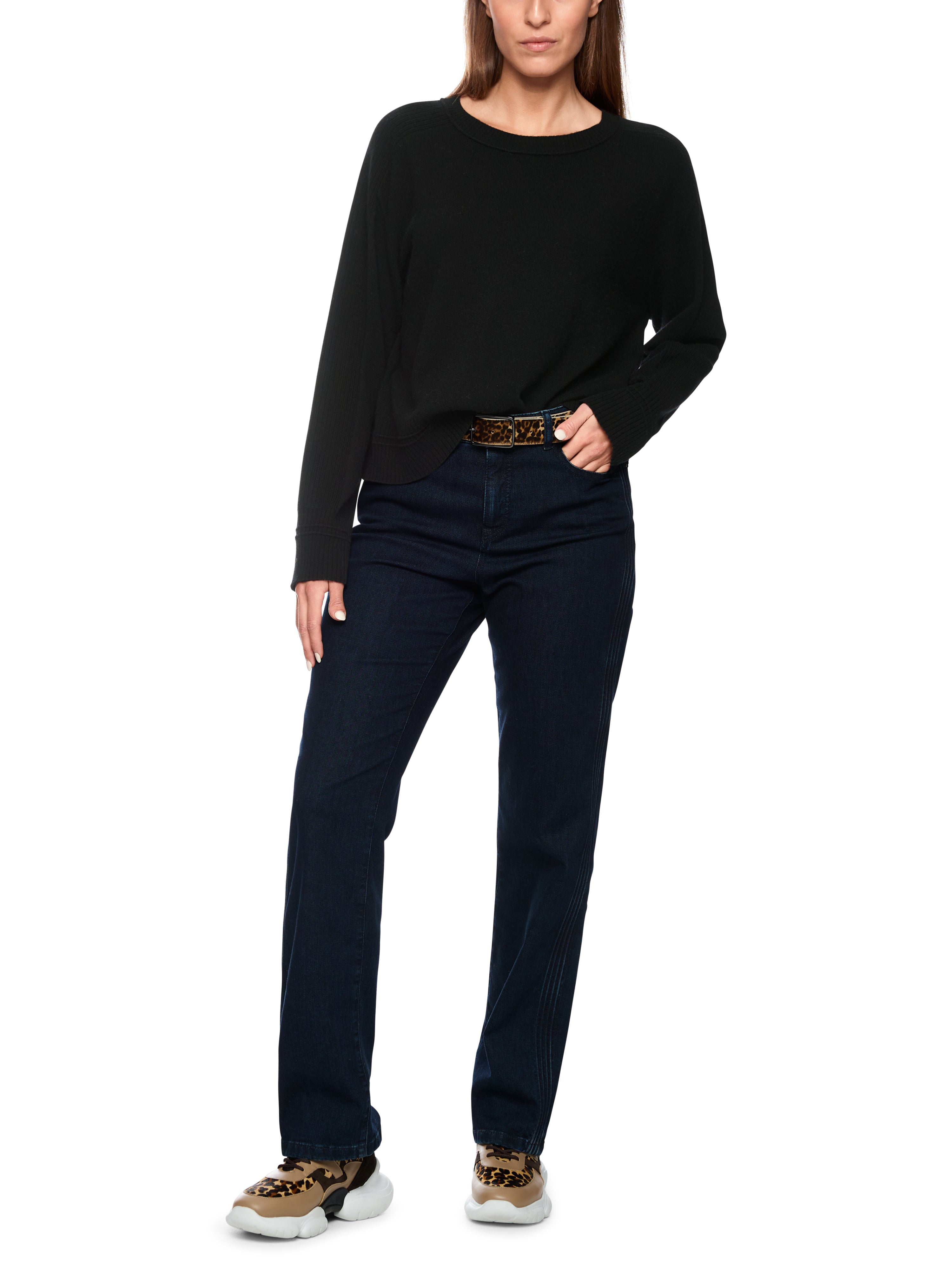 Marc Cain Pullover aus Schurwolle und Kaschmir