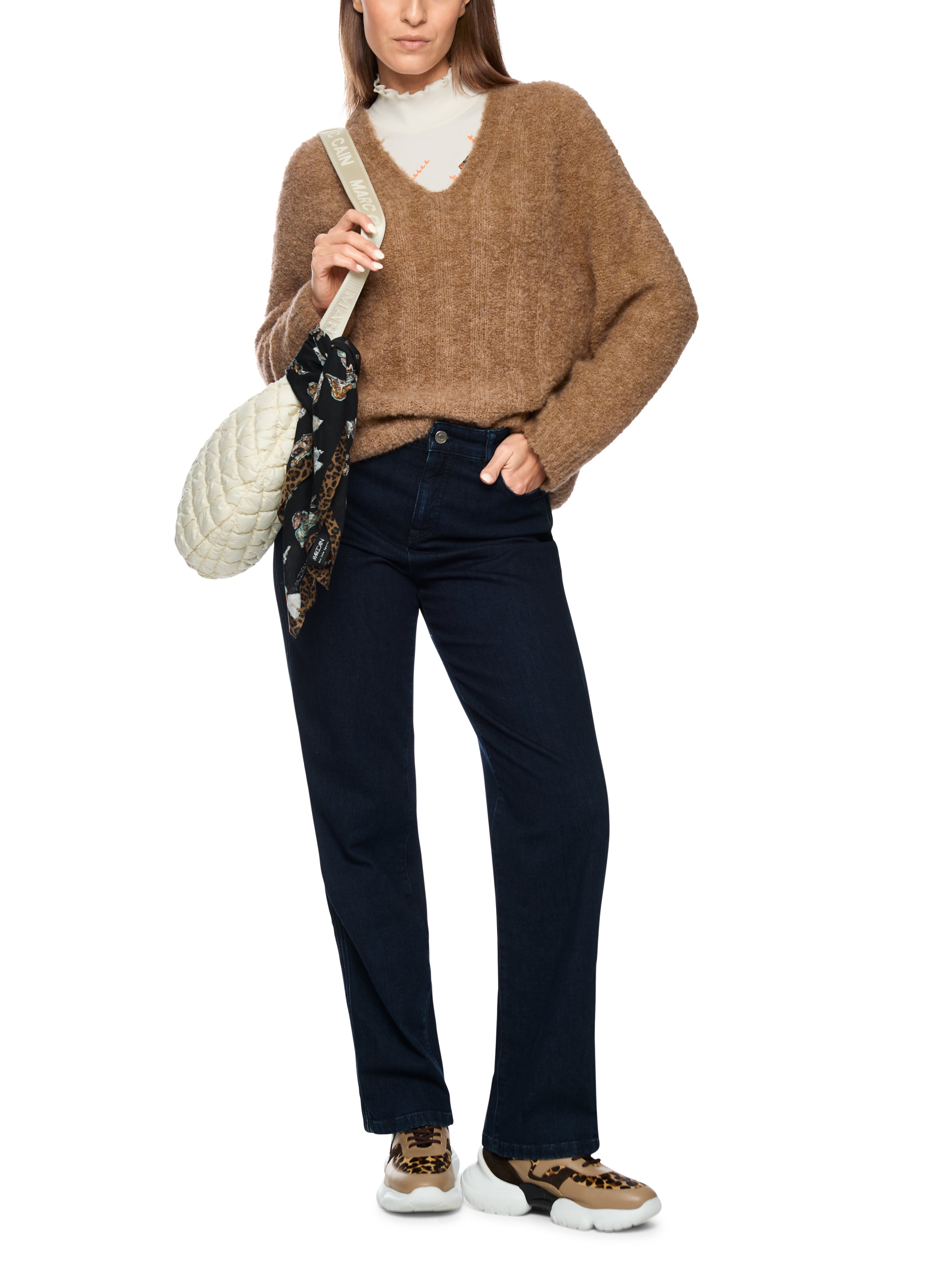 Marc Cain Pullover mit Alpaka – Knitted in Germany