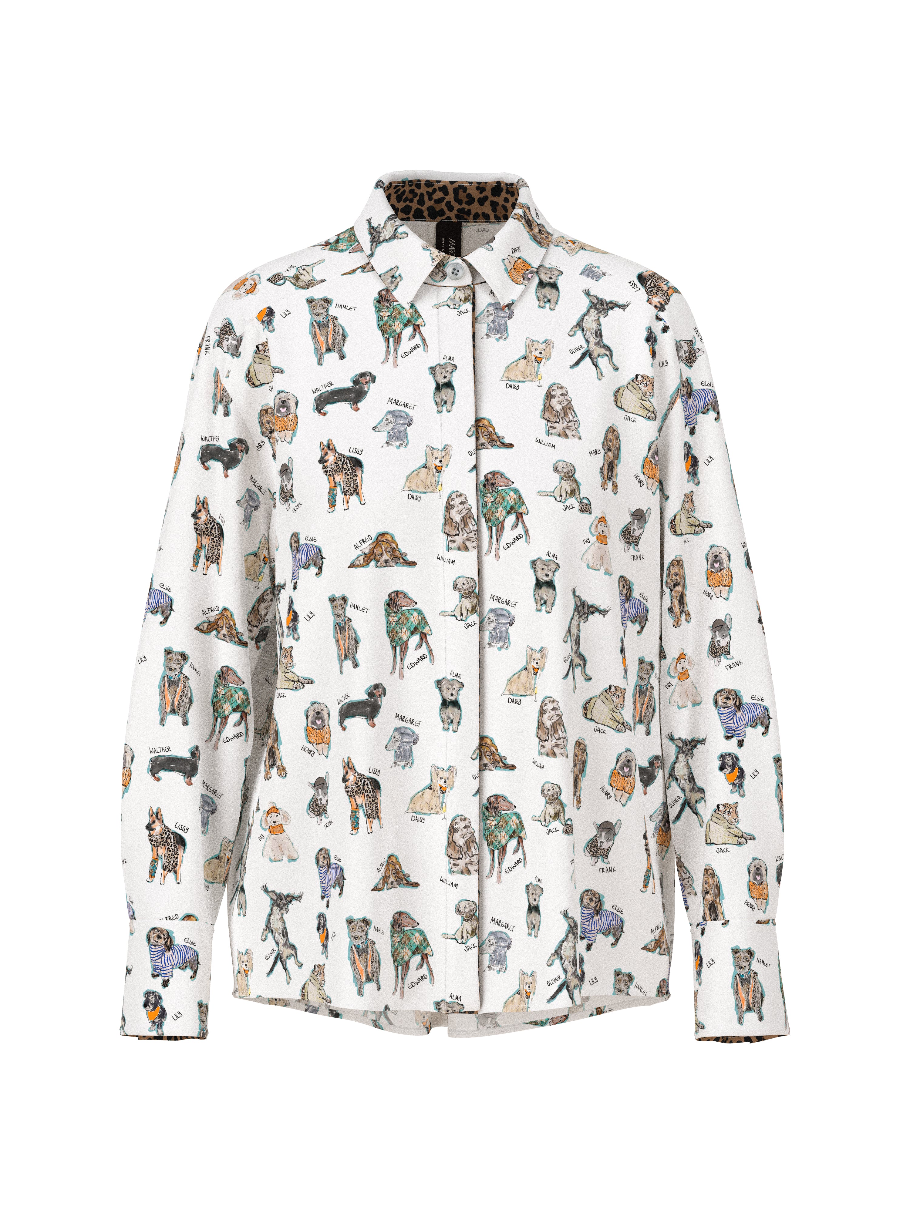 Bluse mit Hundeprint – Rethink Together