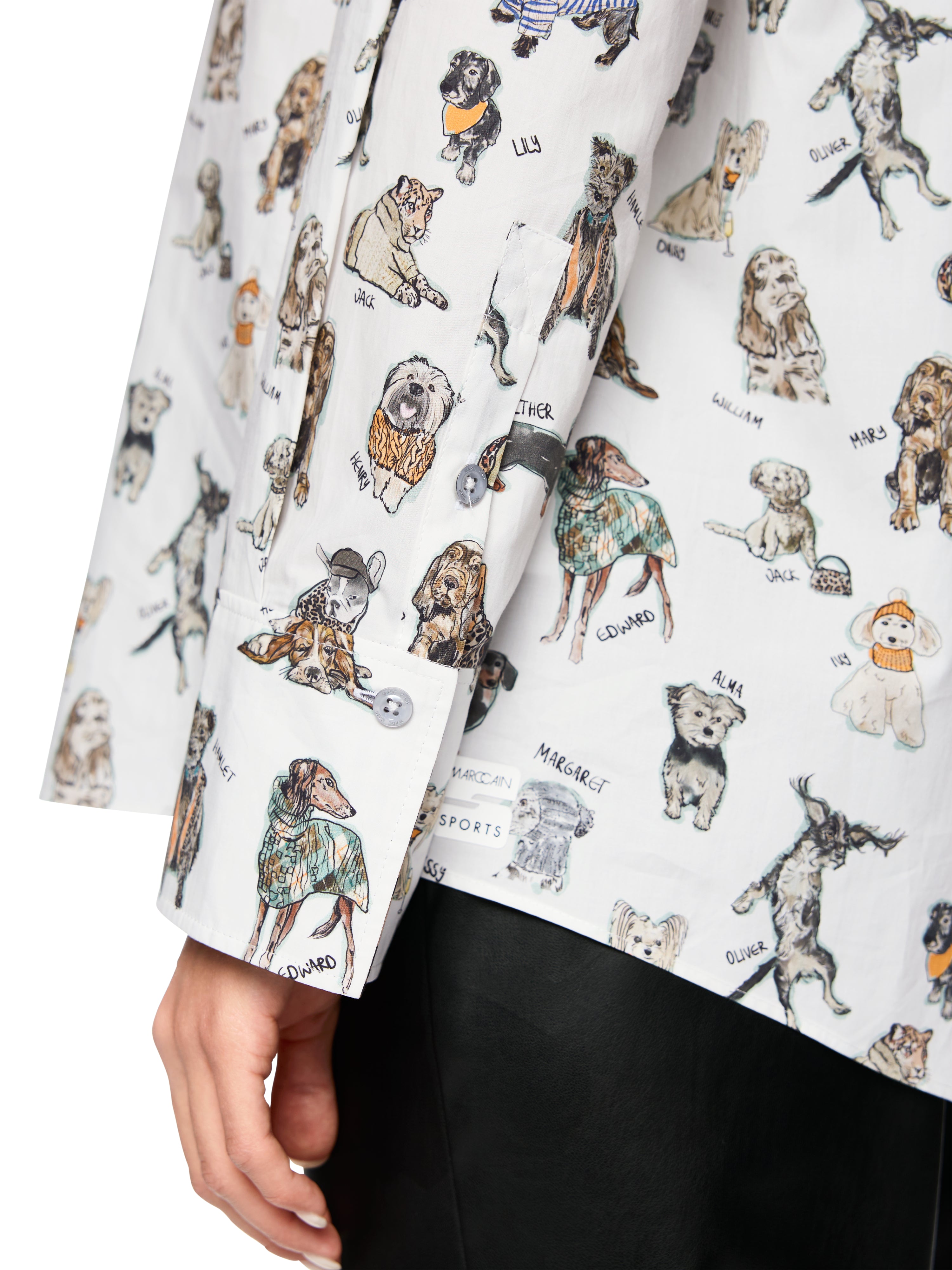 Bluse mit Hundeprint – Rethink Together