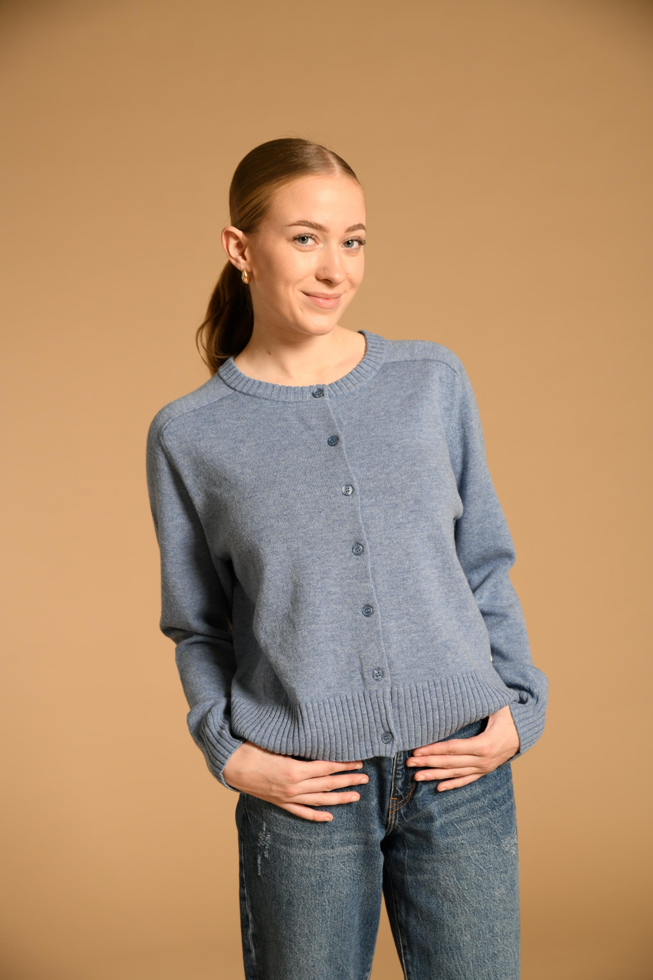 The Fashion People Merino Strickjacke