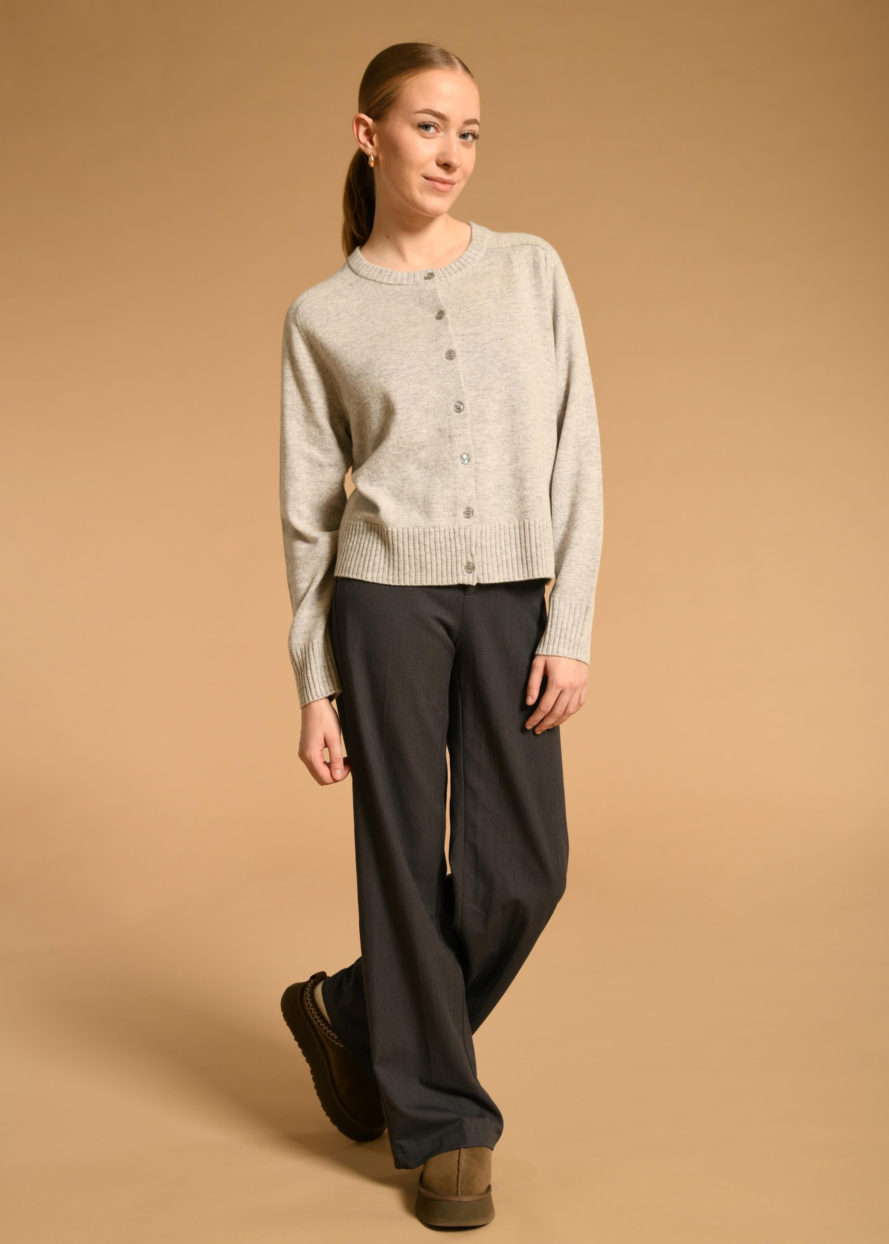 The Fashion People Merino Strickjacke