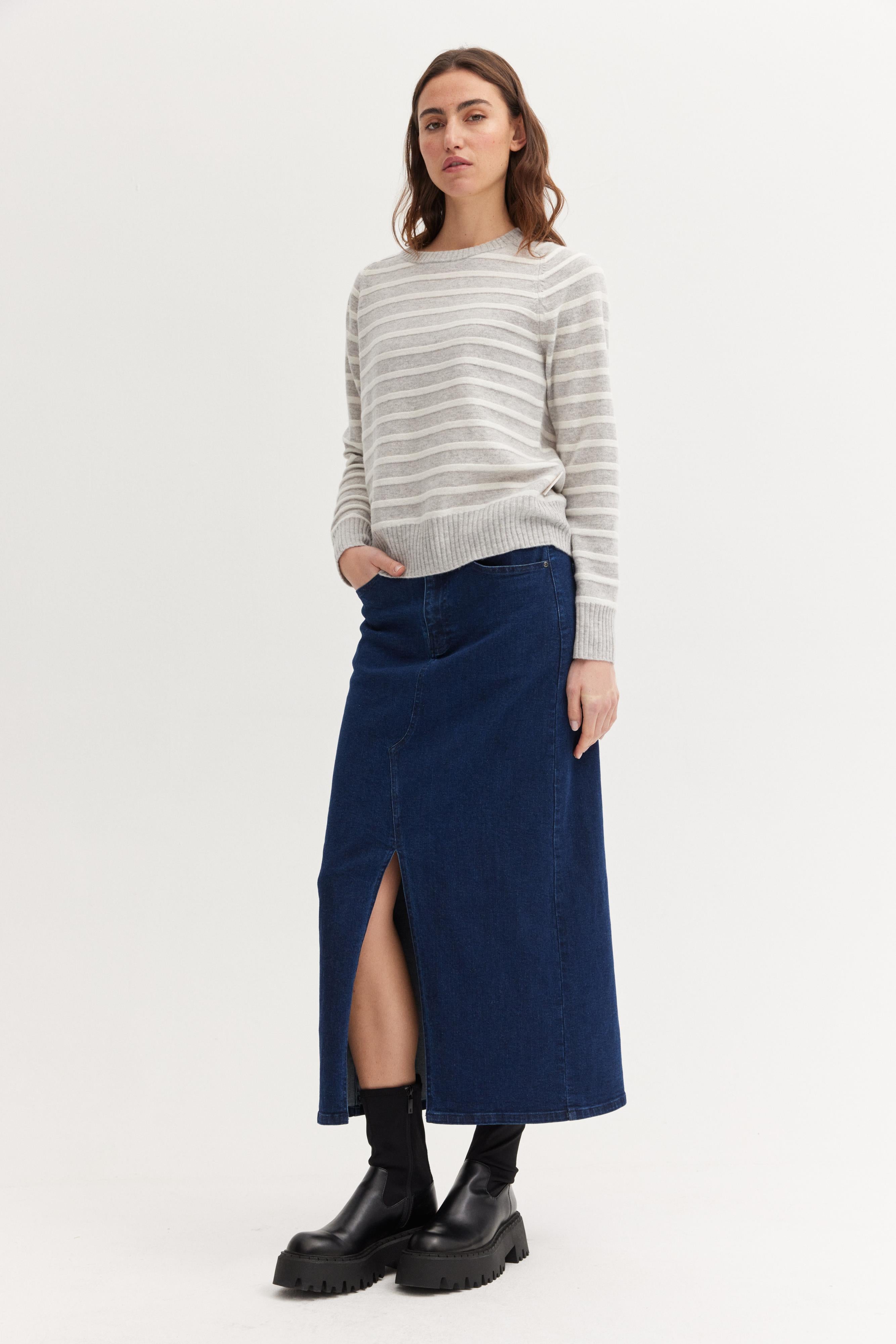 The Fashion People Merino Pullover striped
