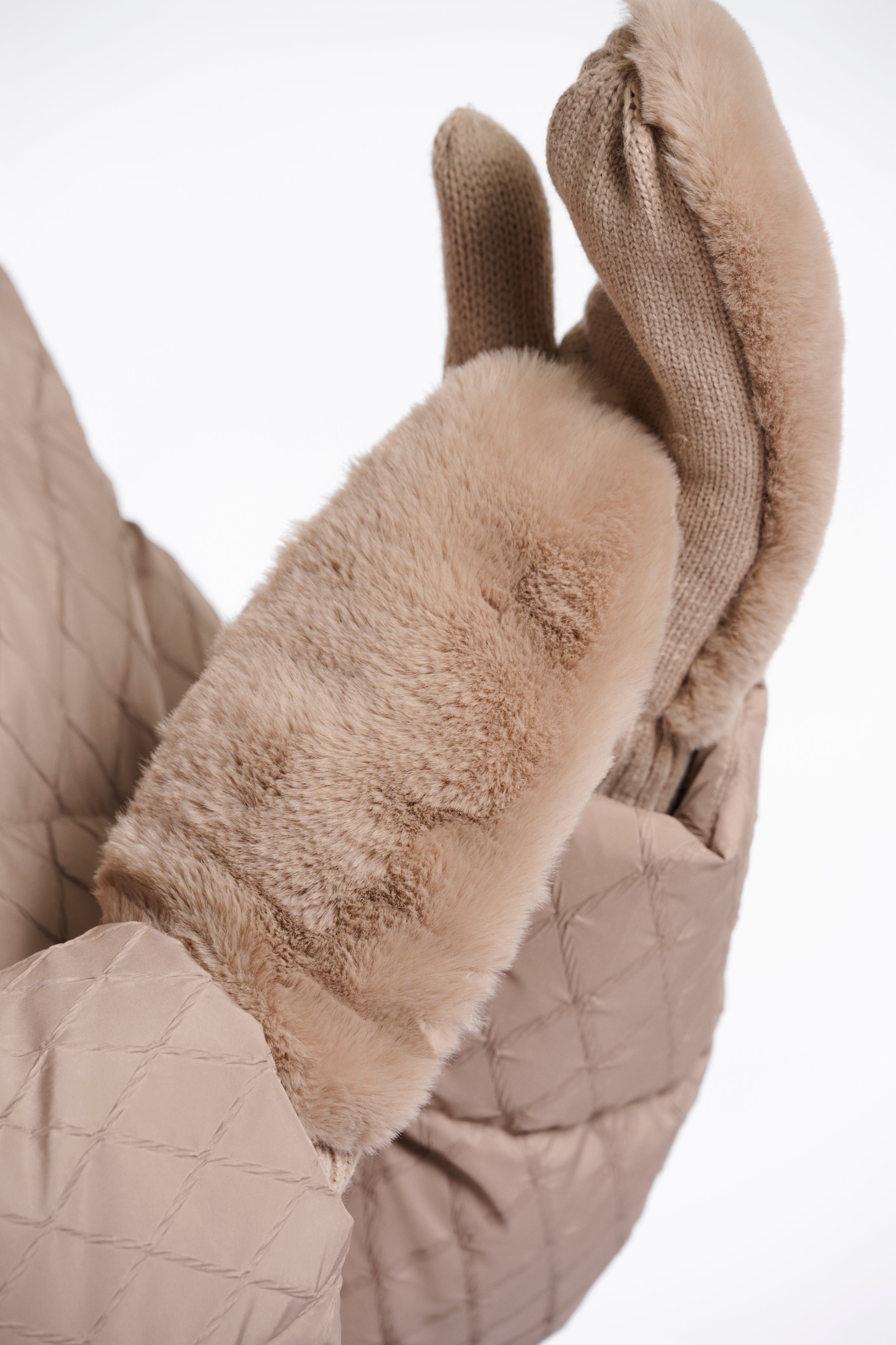 RINO&PELLE Handschuhe aus Pelzimitat