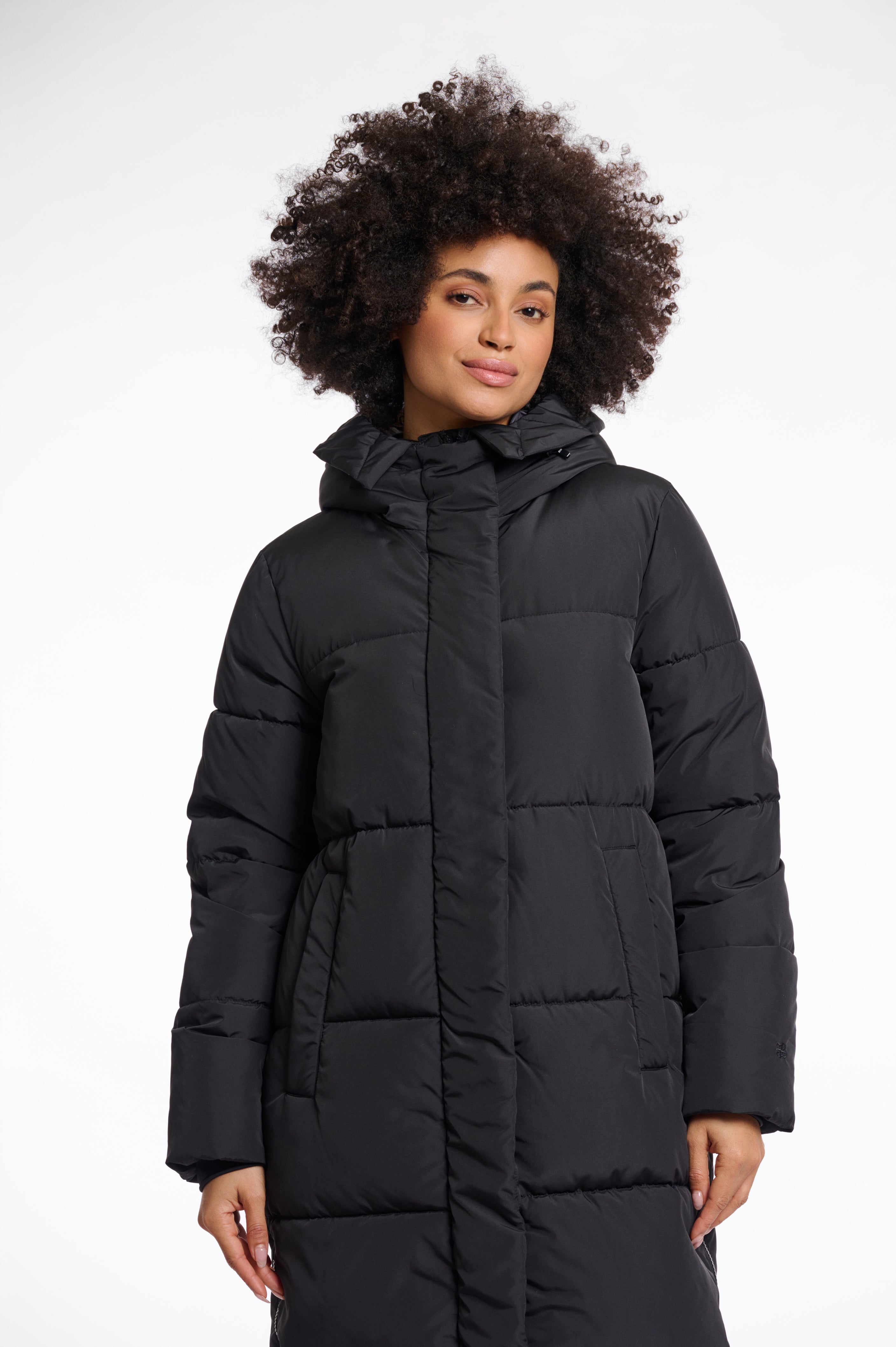 RINO&PELLE Mantel mit Kapuze Tessa